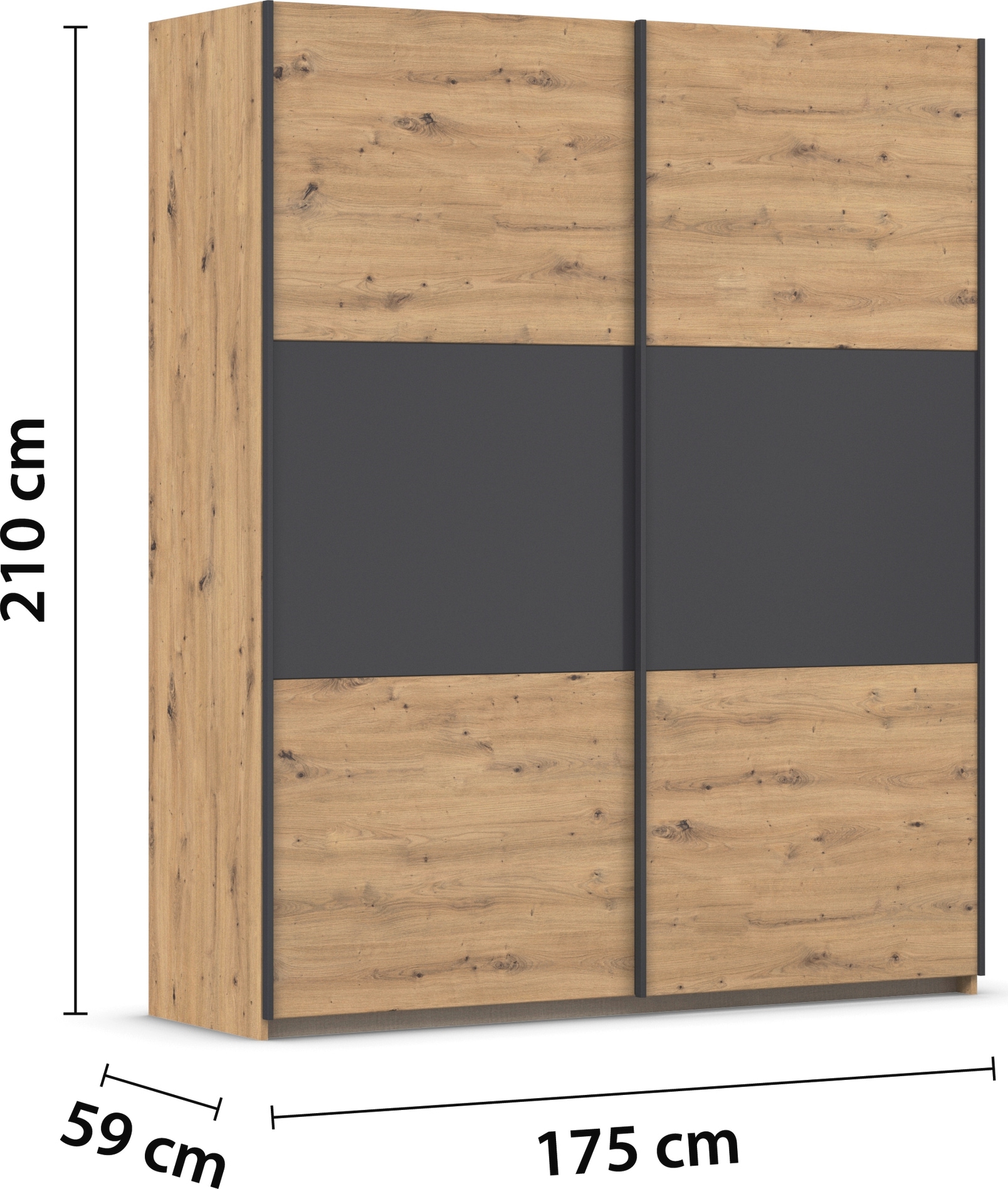 rauch Schwebetürenschrank »Kleiderschrank Schrank Garderobe Garderobenschrank Wäscheschrank NEO«, (in 3 verschiedenen Ausstattungen BASIC/CLASSIC/PREMIUM), mit großzügigem Stauraum und vielfältigen Farbkombinationen