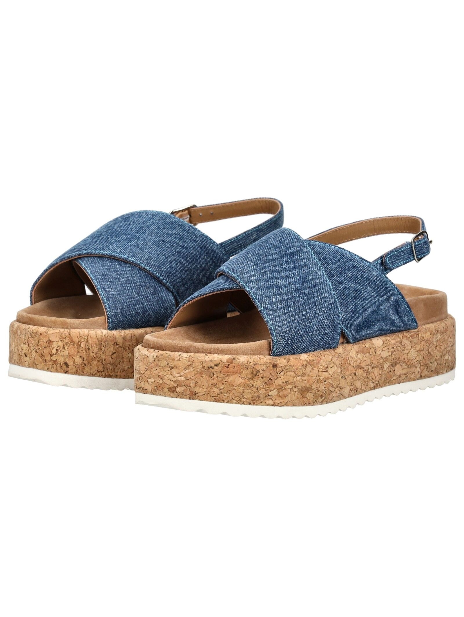 Lazamani Plateausandaletten »Lazamani Sandalen Leder«