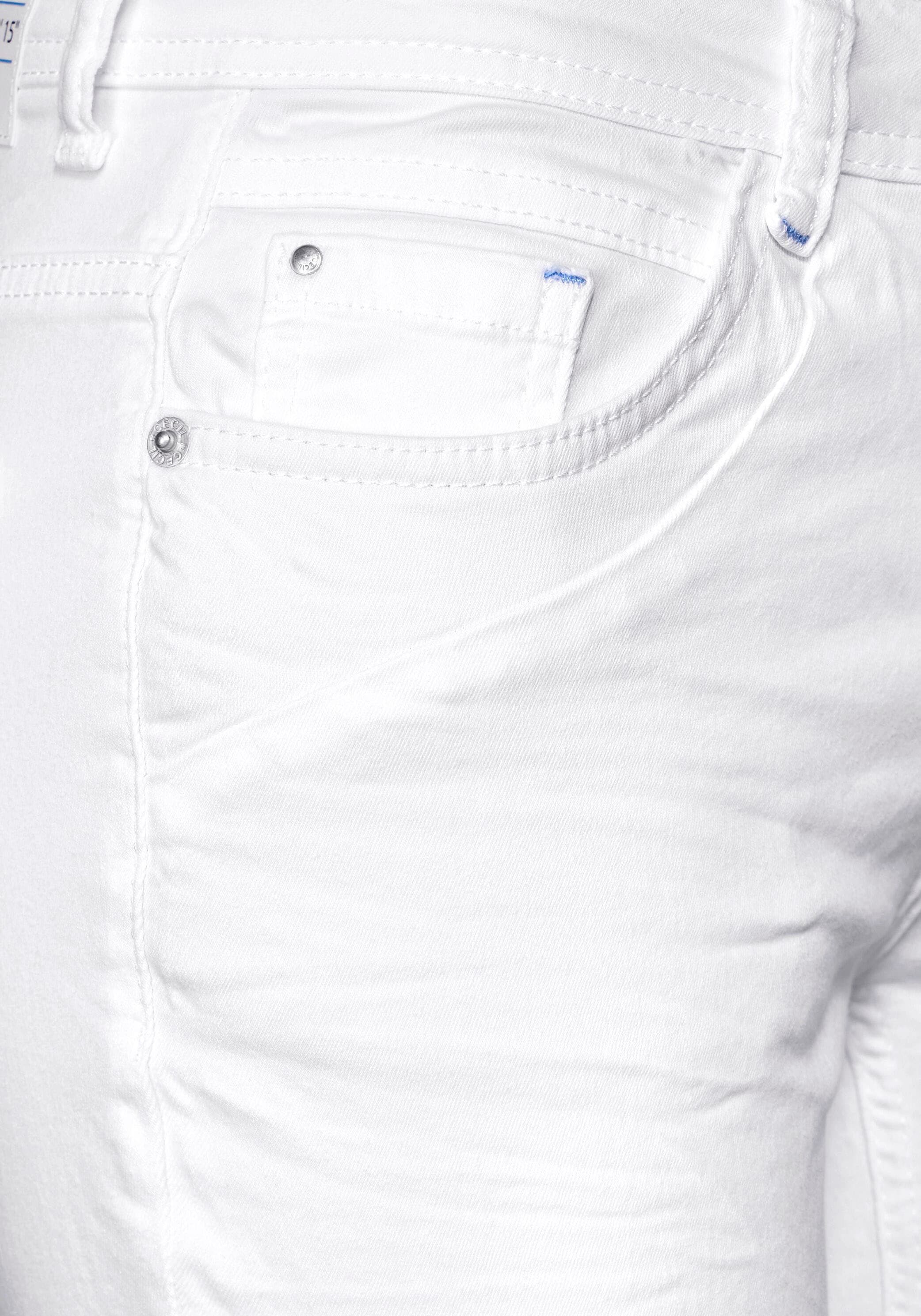 Cecil 3/4-Jeans, mit einem Logo-Badge hinten kaufen | BAUR