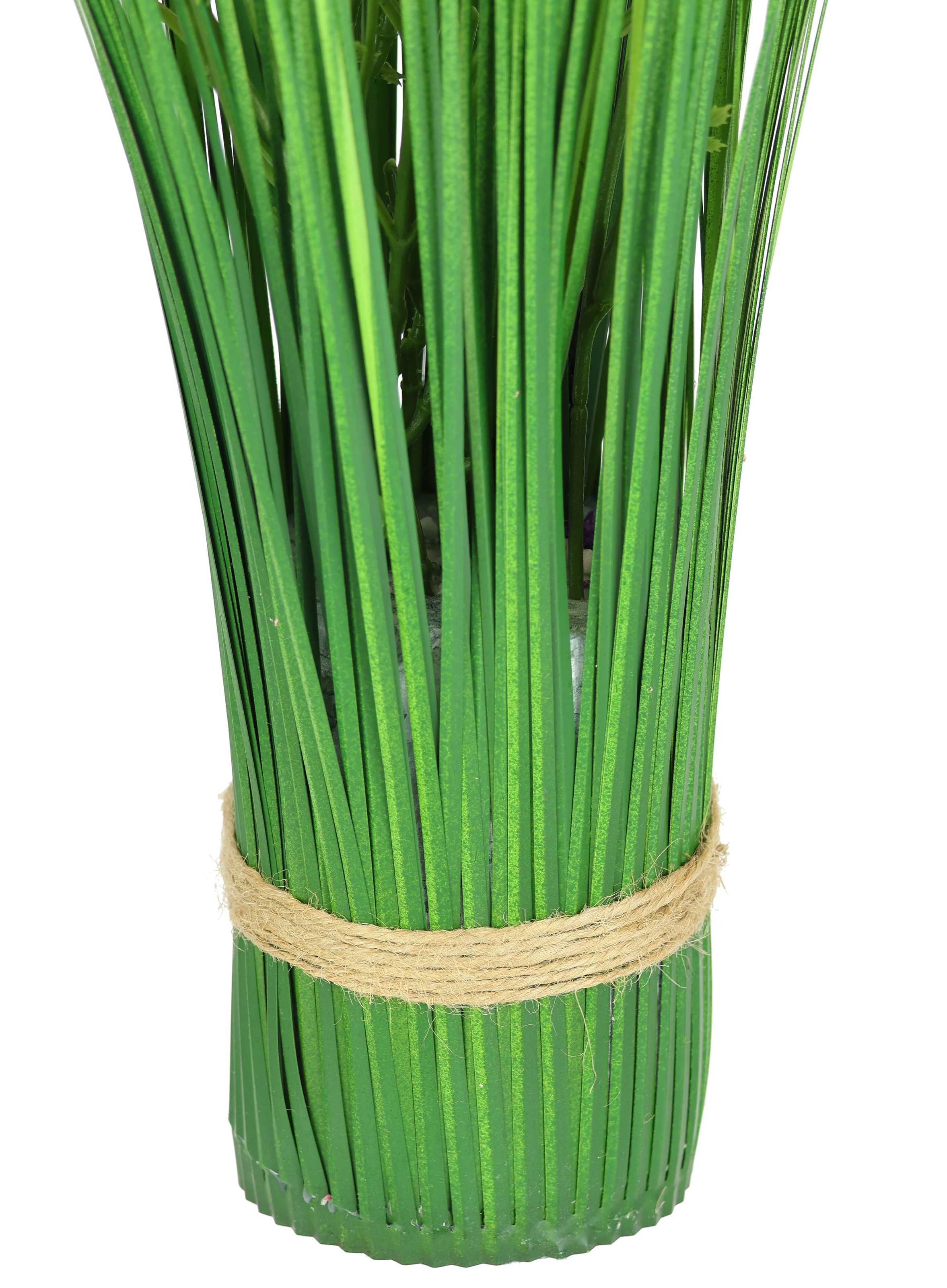 I.GE.A. Kunstpflanze "Künstlicher Grasbund mit Blüten", Grasbusch Deko Kuns günstig online kaufen
