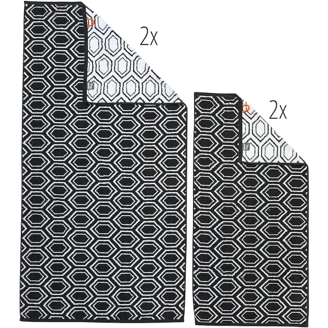 done.® Handtuch Set »Daily Shapes Ethno«, Set, 2 tlg., Jacquard-Walkfrottier,  modernes Muster, in verschiedenen Set Varianten erhältlich auf Rechnung |  BAUR