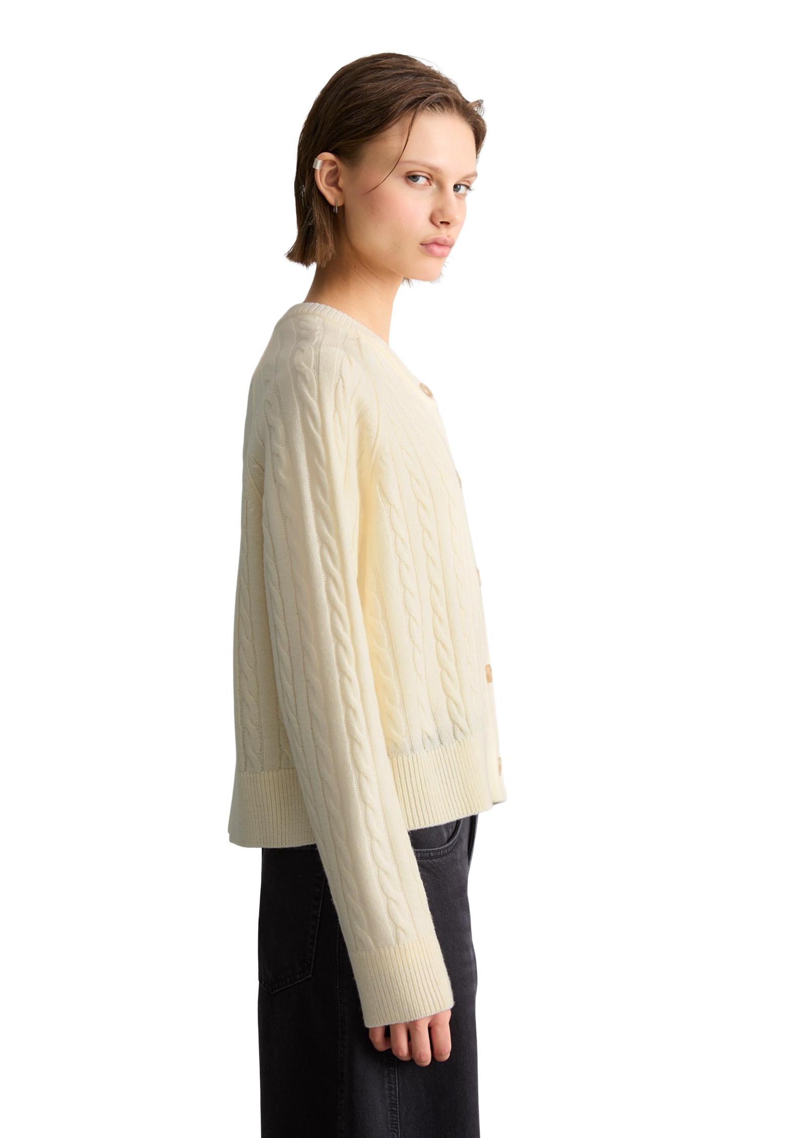 Marc O'Polo DENIM Cardigan »aus softem Schurwolle-Mix«