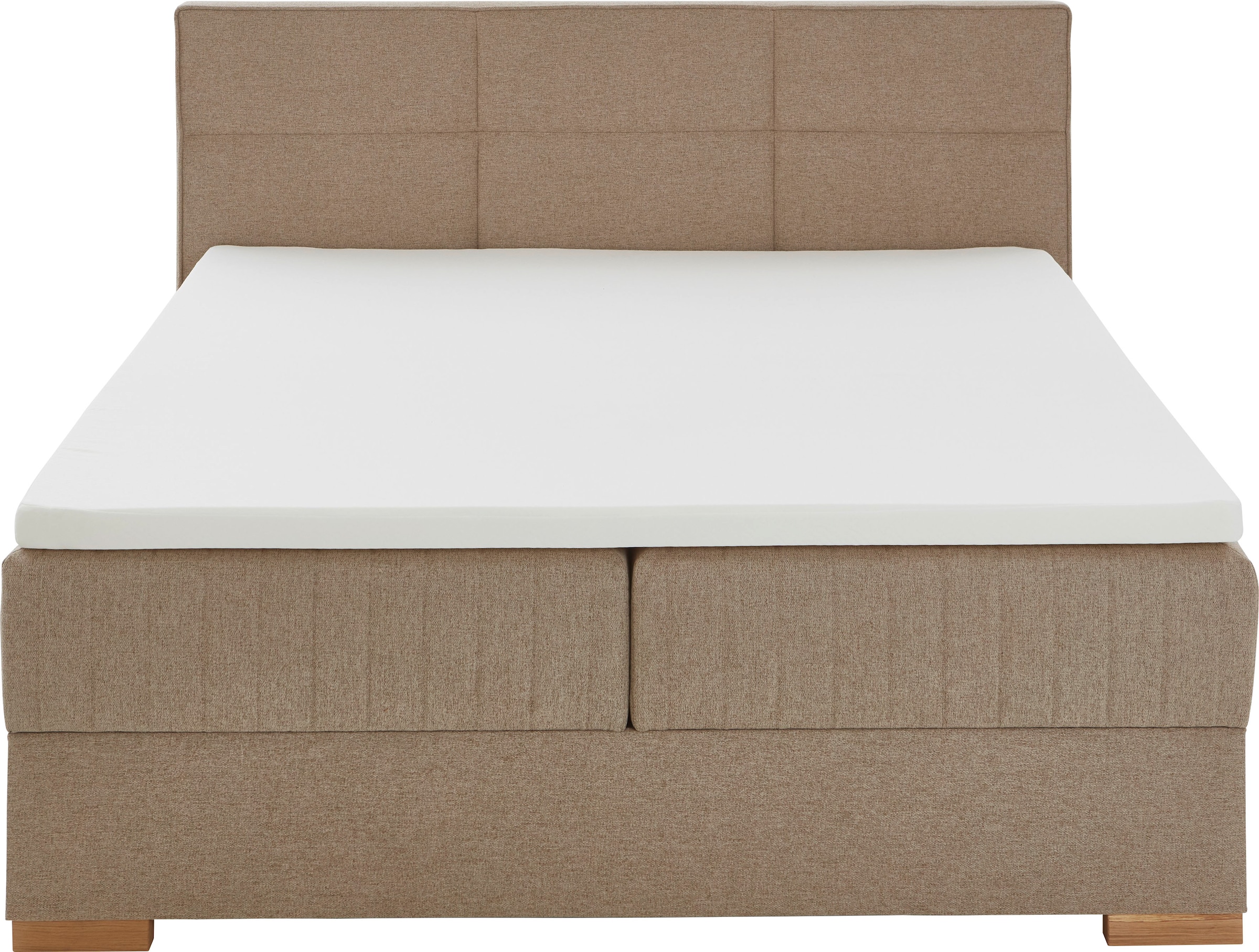 meise.möbel Boxspringbett »Tambo«, inkl. Bettkasten & Topper, erhältlich in 120x200cm oder 180x200cm