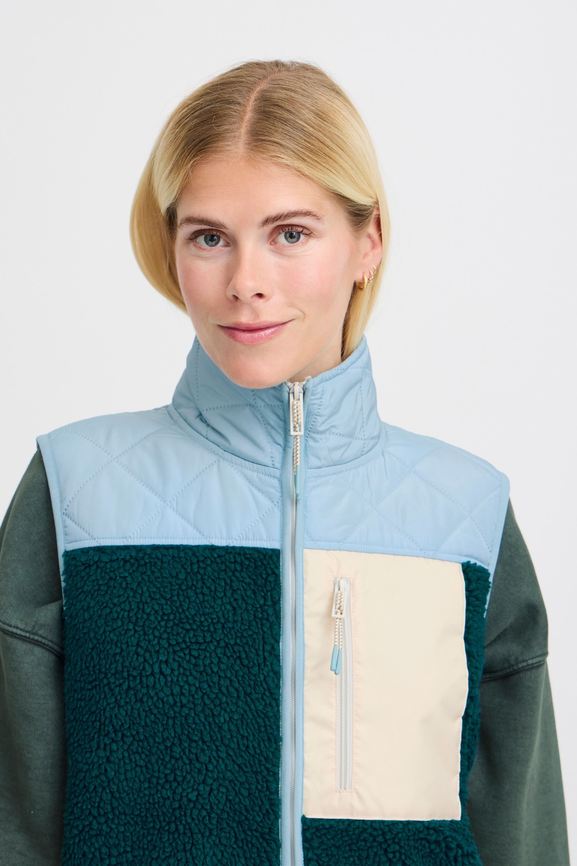 TheJoggConcept Fleeceweste »Fleeceweste JCBERRI WAISTCOAT 6«, (1 tlg.)