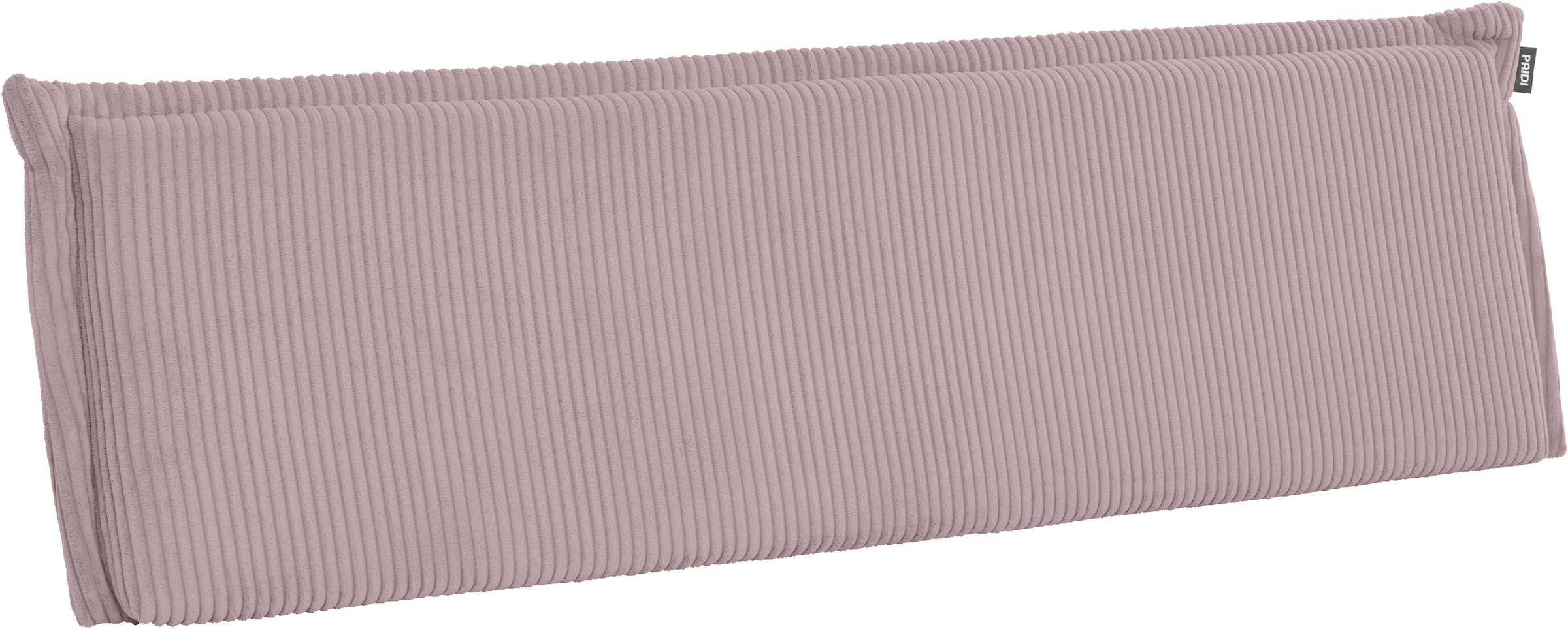 PAIDI Rückenkissen "Cord in verschiedenen Ausführungen, Relaxkissen, 90/120/140 cm Breite" Rückenlehne für Bett und Sofa, abnehmbarer und waschbarer Bezug
