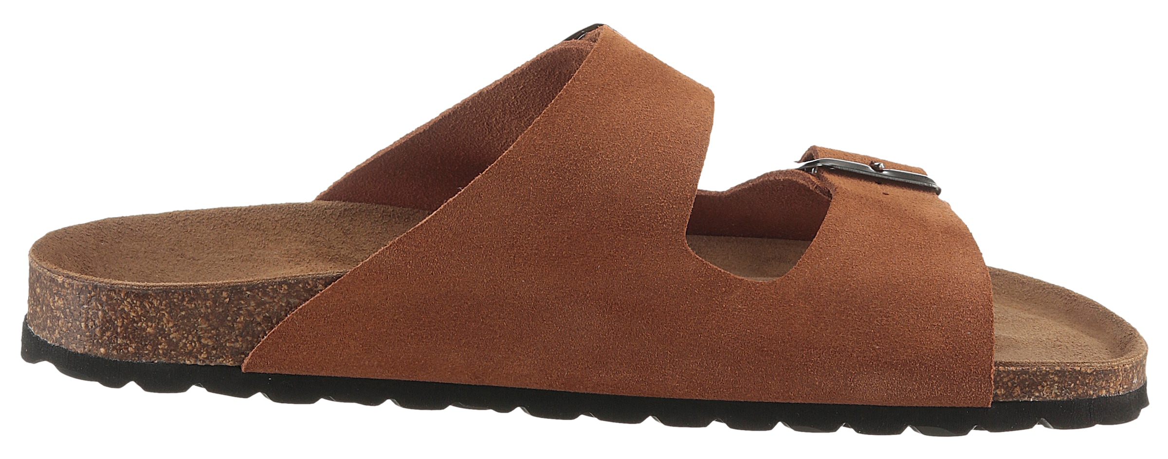 Man's World Pantolette, Schlappen, Sommerschuh, Hausschuh mit vorgeformtem Fußbett