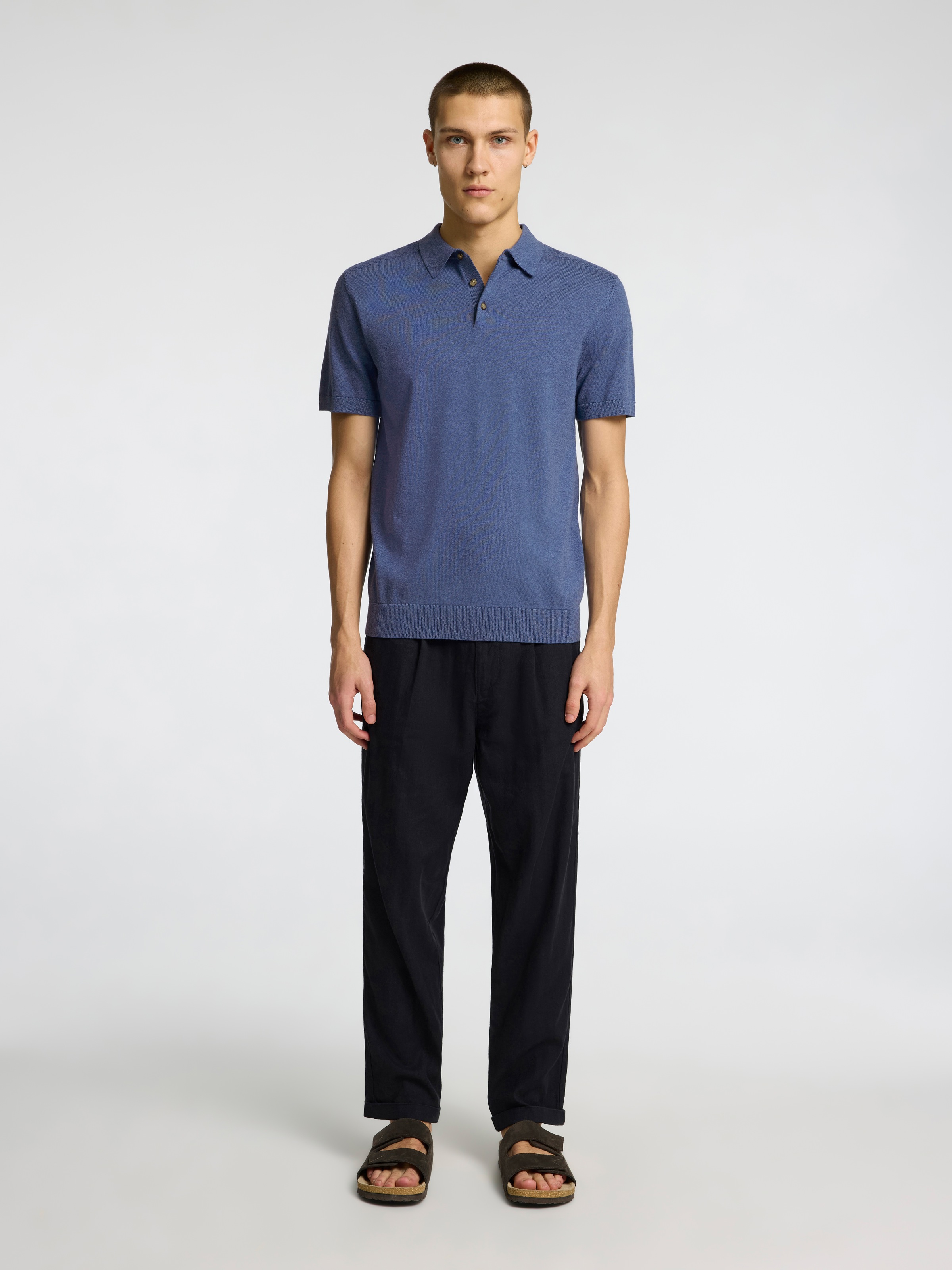SELECTED HOMME Poloshirt »SLHBERG SS KNIT POLO NOOS«