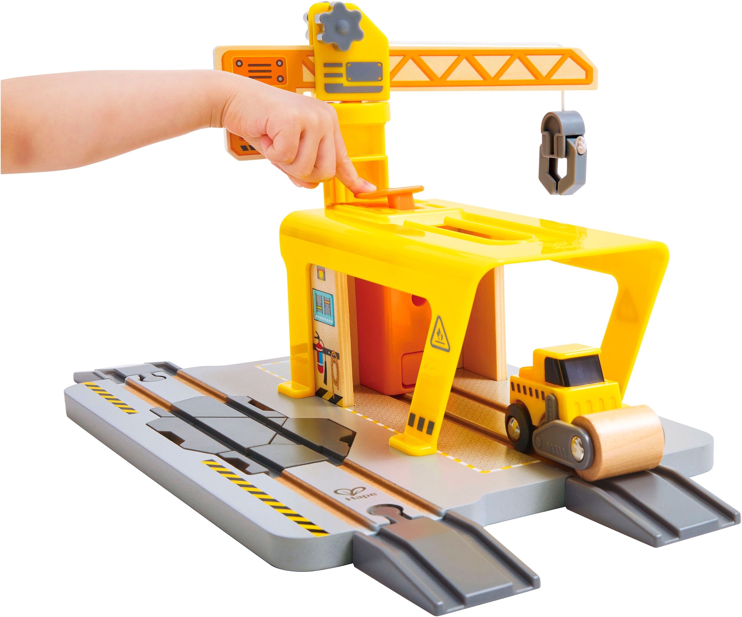Hape Spielzeug-Kran »Eisenbahn-Kran«