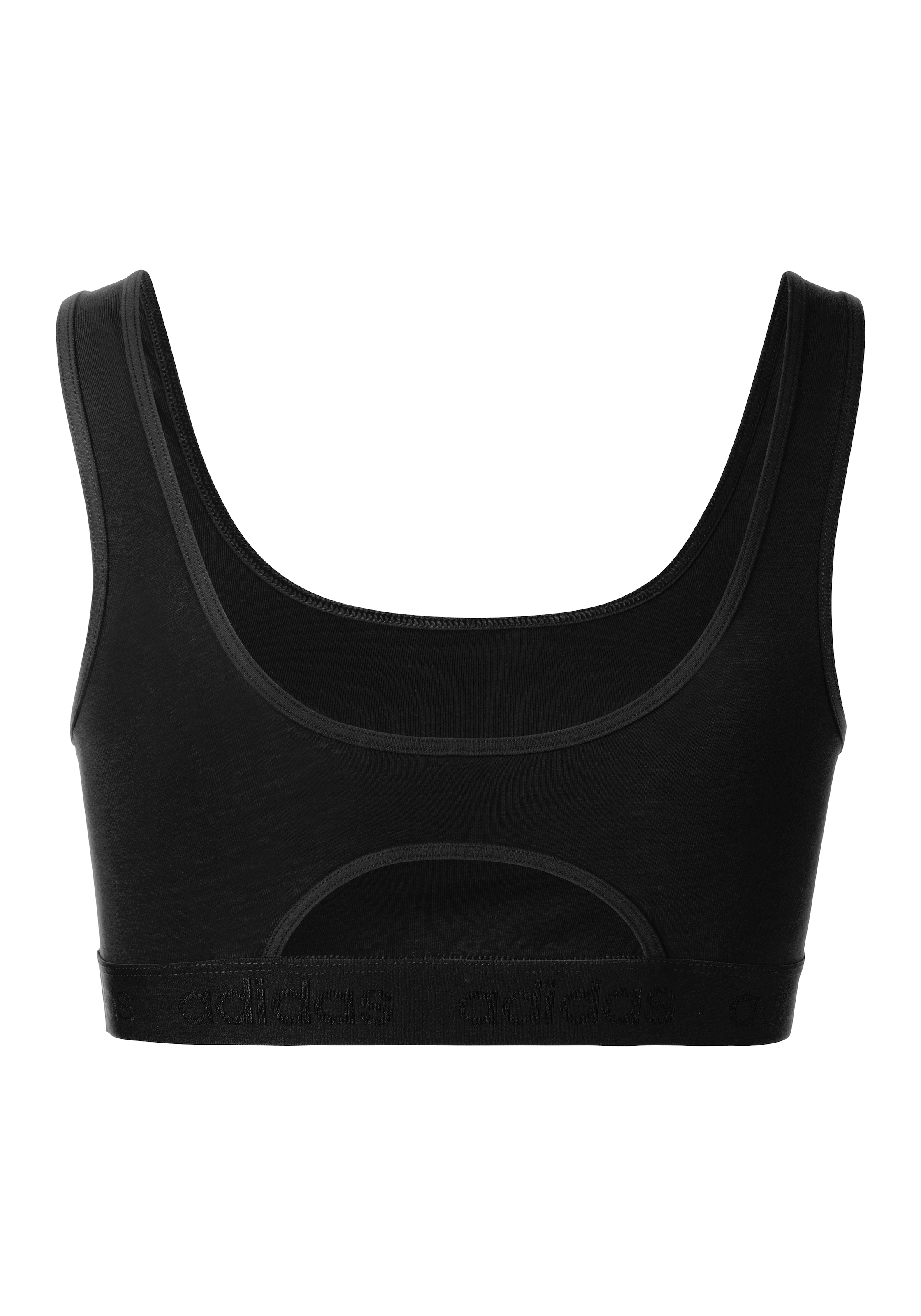 adidas Sportswear Bustier »"Smart Cotton"«, mit Cut-outs am Rücken