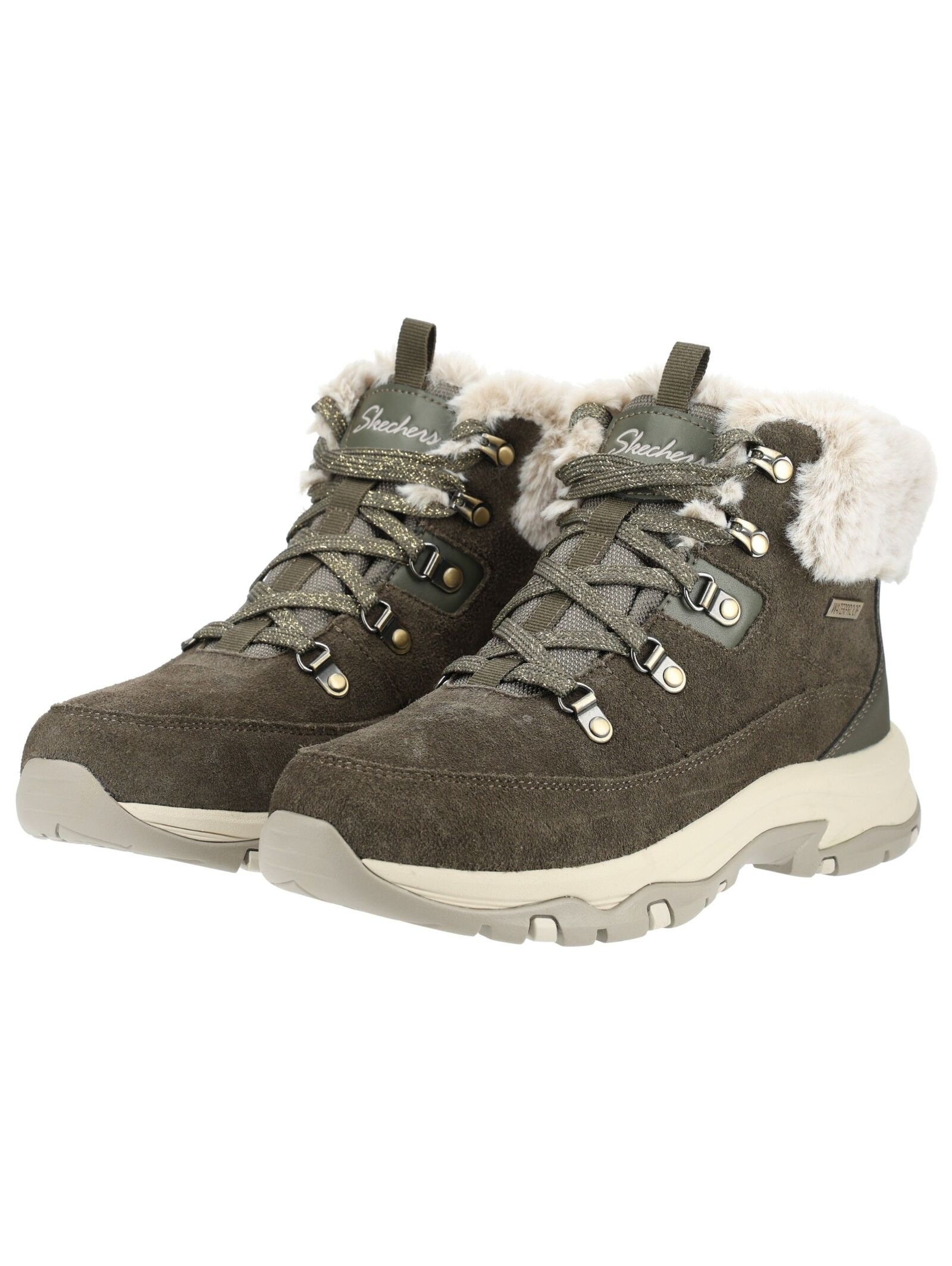 Skechers Schnürstiefelette »Skechers Stiefelette Veloursleder«