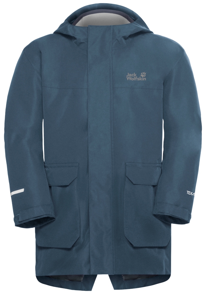 Jack Wolfskin 3-in-1-Funktionsjacke »3IN1 CANVEY KIDS« mit Kapuze 3-in-1 Kinderjacke, warm, wasserdicht