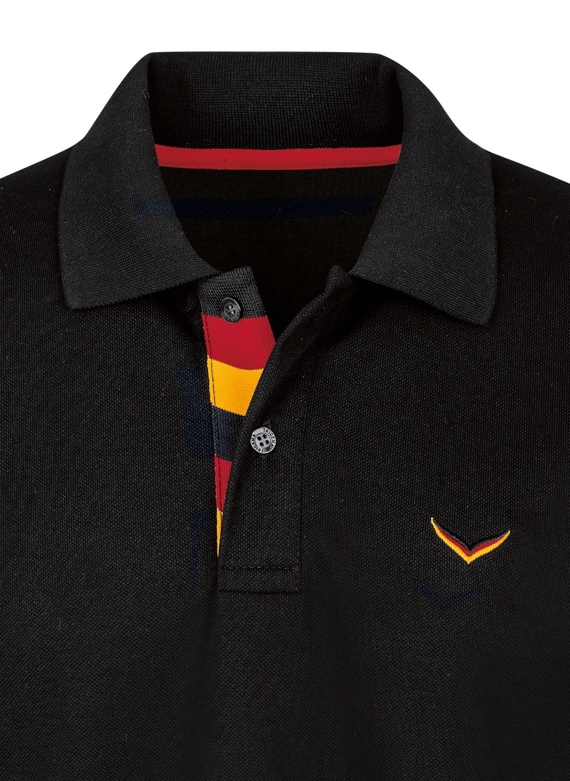 Trigema Poloshirt "TRIGEMA Deutschland Poloshirt" 1 Stk. günstig online kaufen