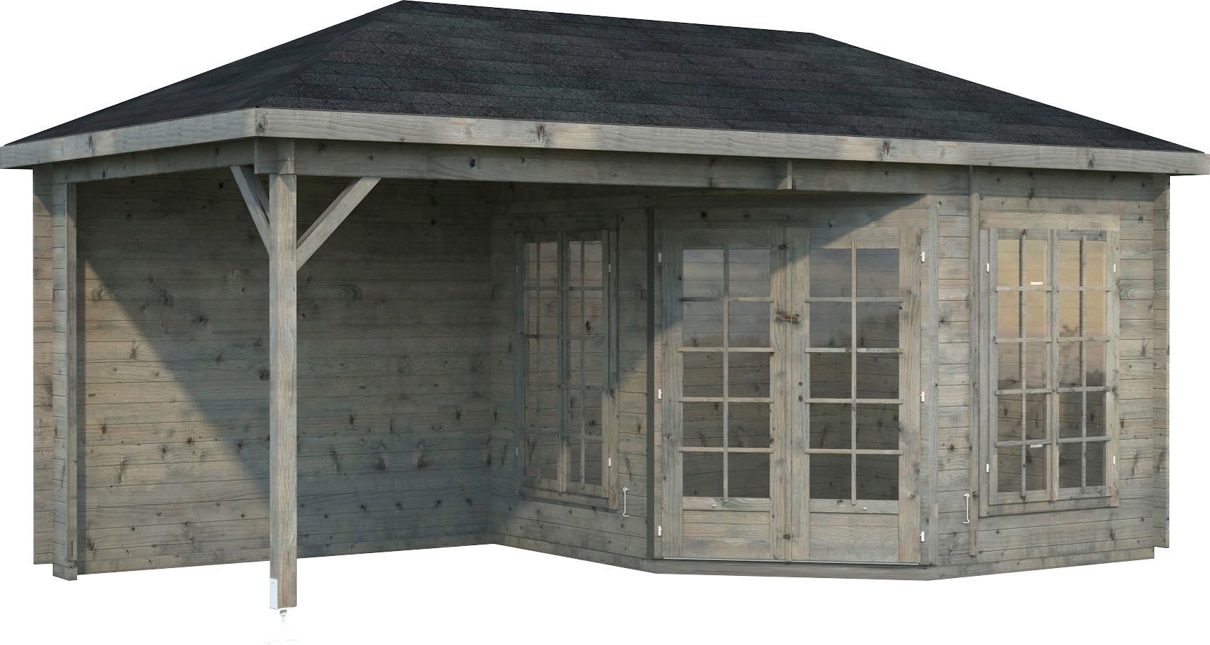 Palmako Gartenhaus "Pavillon Melanie", grau günstig online kaufen
