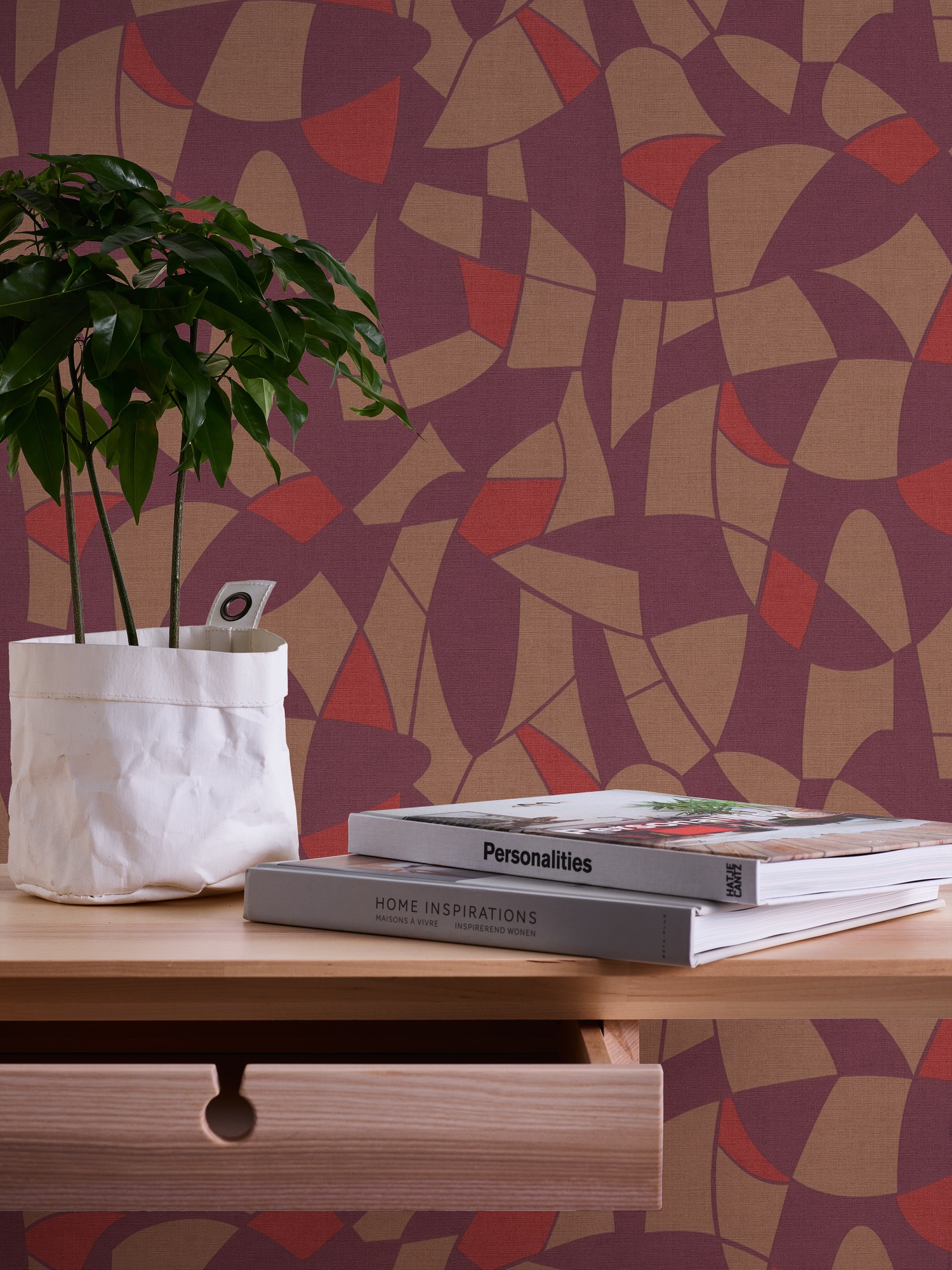 A.S. Création Vliestapete »Antigua Tapete mit Formen«, matt-gemustert-neutral, Grafiktapete Retrotapete Tapeten Wohnzimmer Schlafzimmer Küche Design