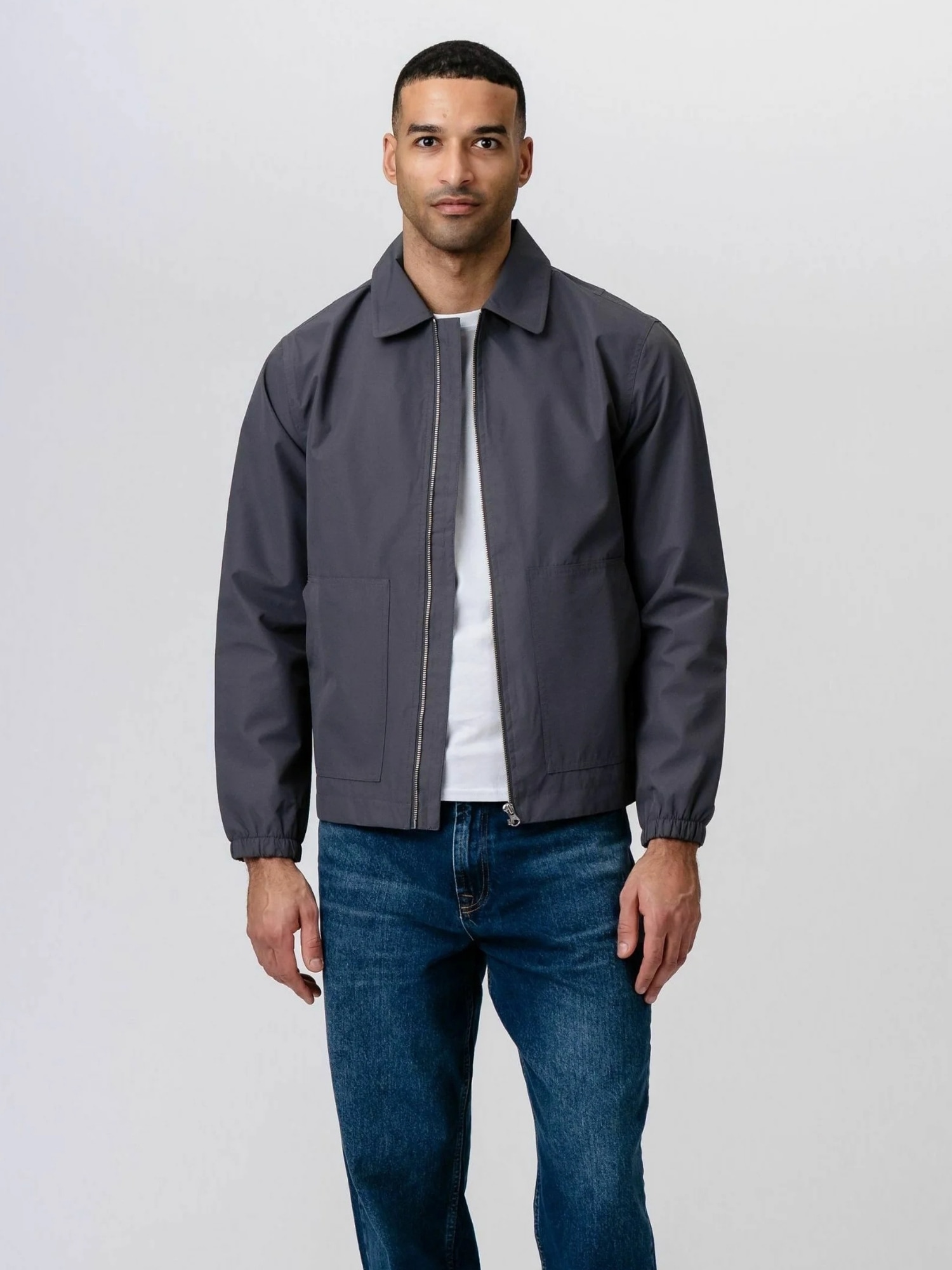TeeShoppen Outdoorjacke "TEESHOPPEN Jacket Short Zip"