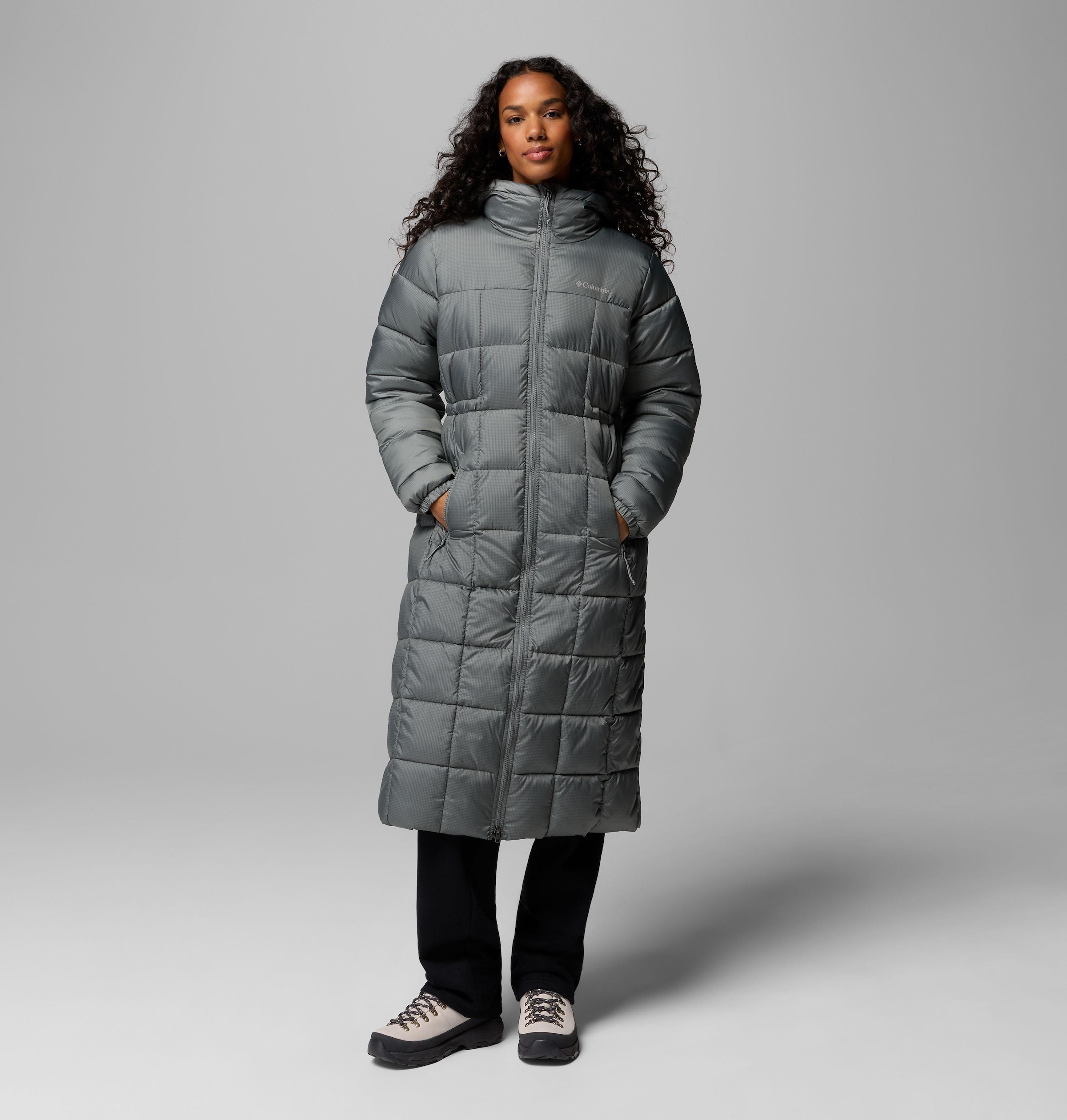 Columbia Wintermantel »Puffect III Long Jacket« wasserabweisend, windabweisend, wärmeisolierende Wattierung