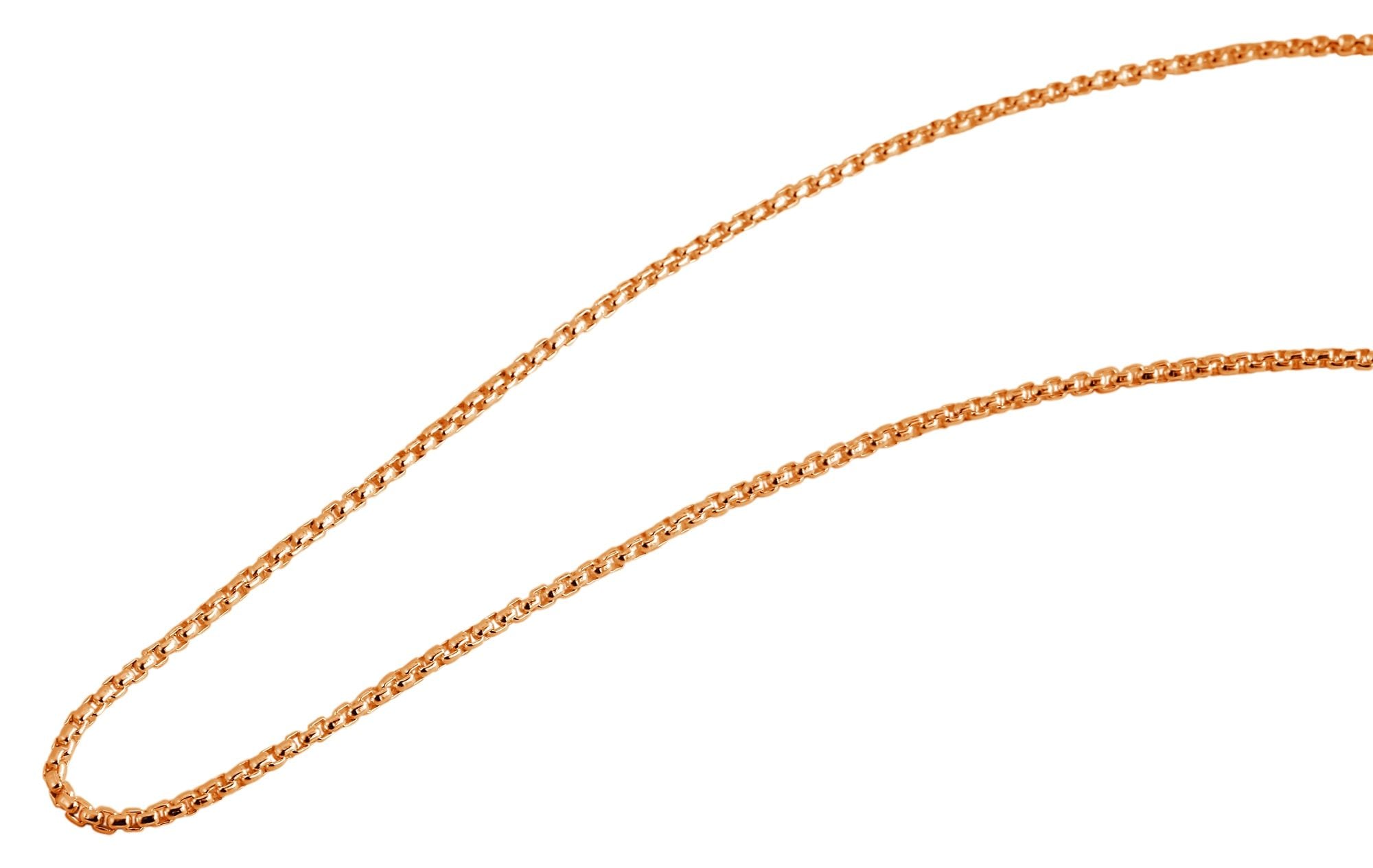 Adelia´s Gliederkette »Unisex Halskette – Venezianerkette aus Edelstahl 50 cm« Schöne Geschenkidee zum Weihnachten