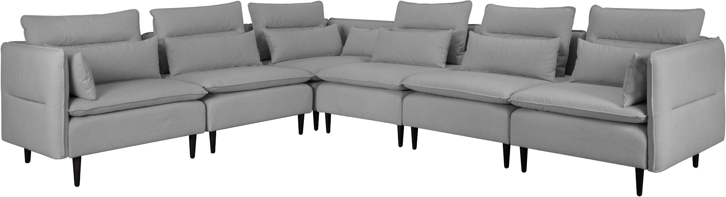 andas Ecksofa »ALVIK L-Form«, zusammengesetzt aus Modulen, erweiterbar mit Modulen der Serie