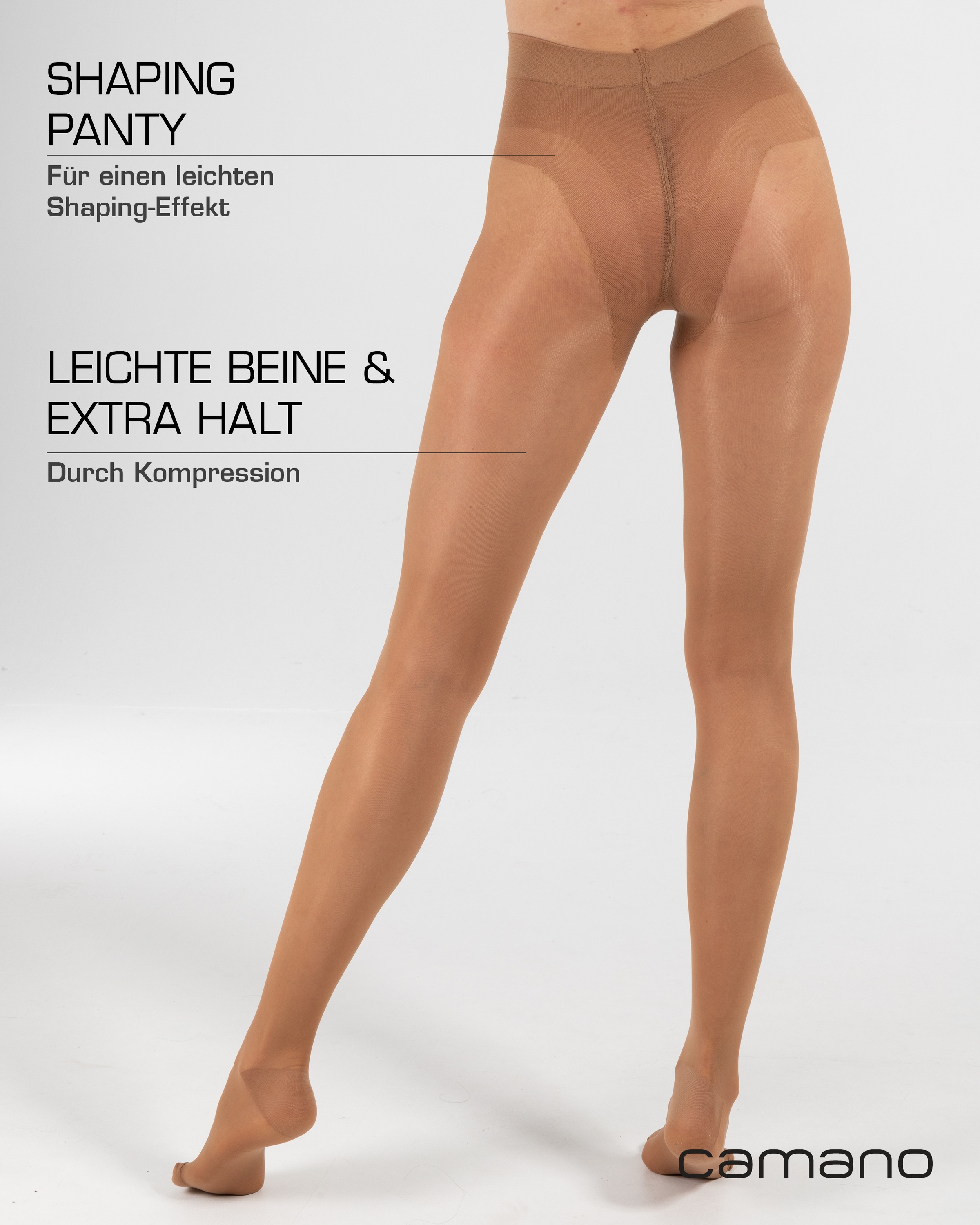 Camano Feinstrumpfhose »fine functional«, (2er Pack), mit nahtloser Verarbeitung