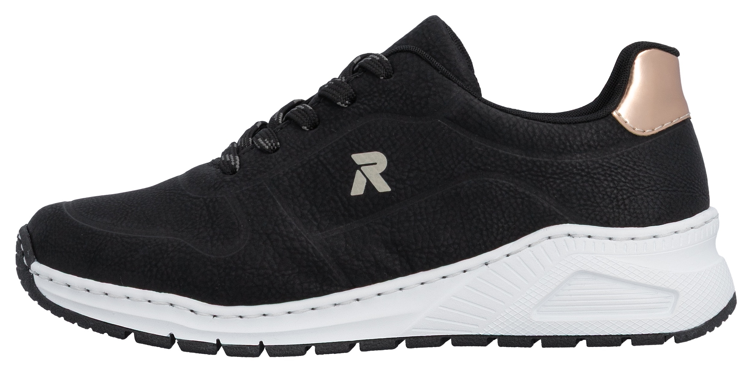 Rieker Sneaker  mit MemoSoft-Innensohle, Freizeitschuh, Halbschuh, Schnürschuh