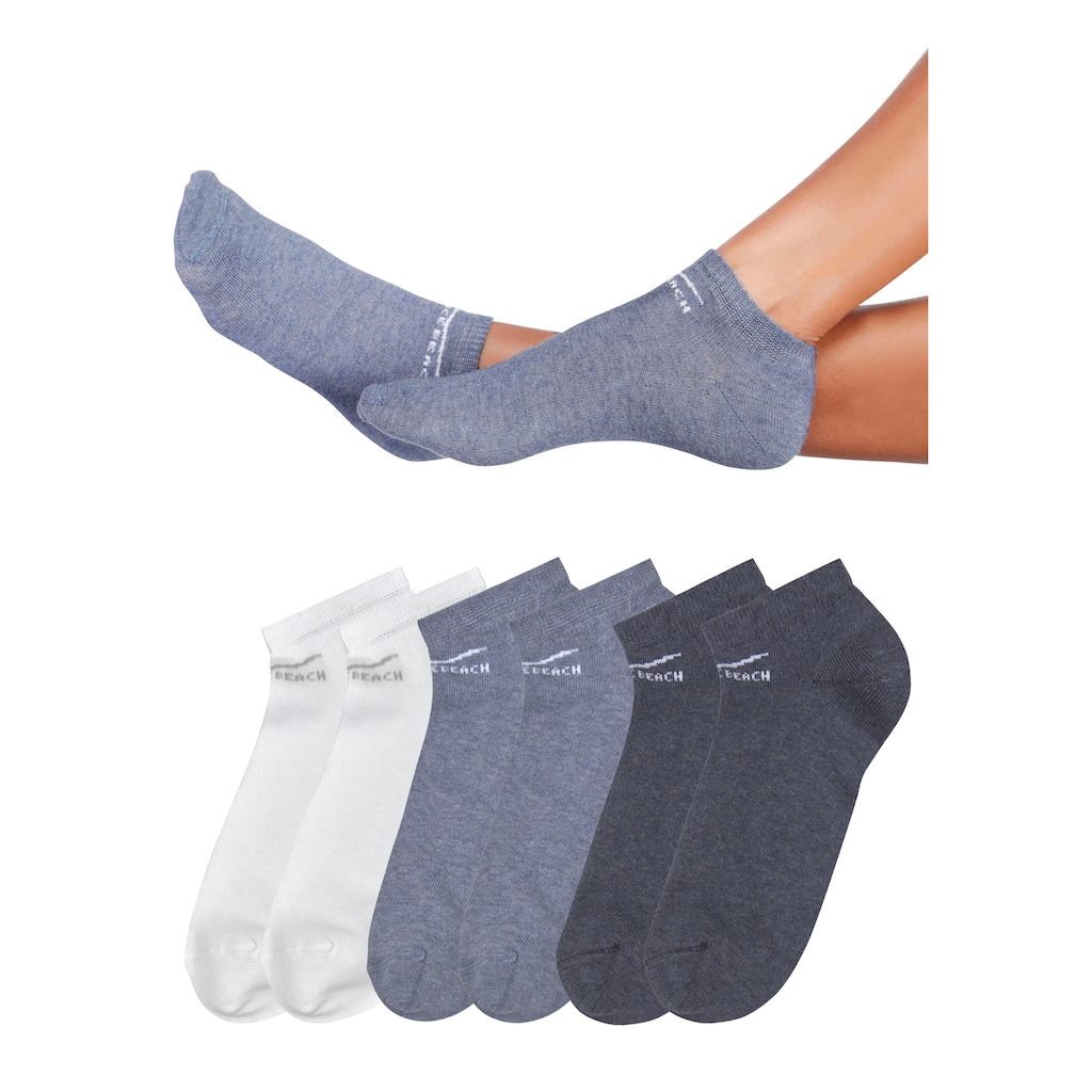 Venice Beach Sneakersocken, (Set, 6 Paar)