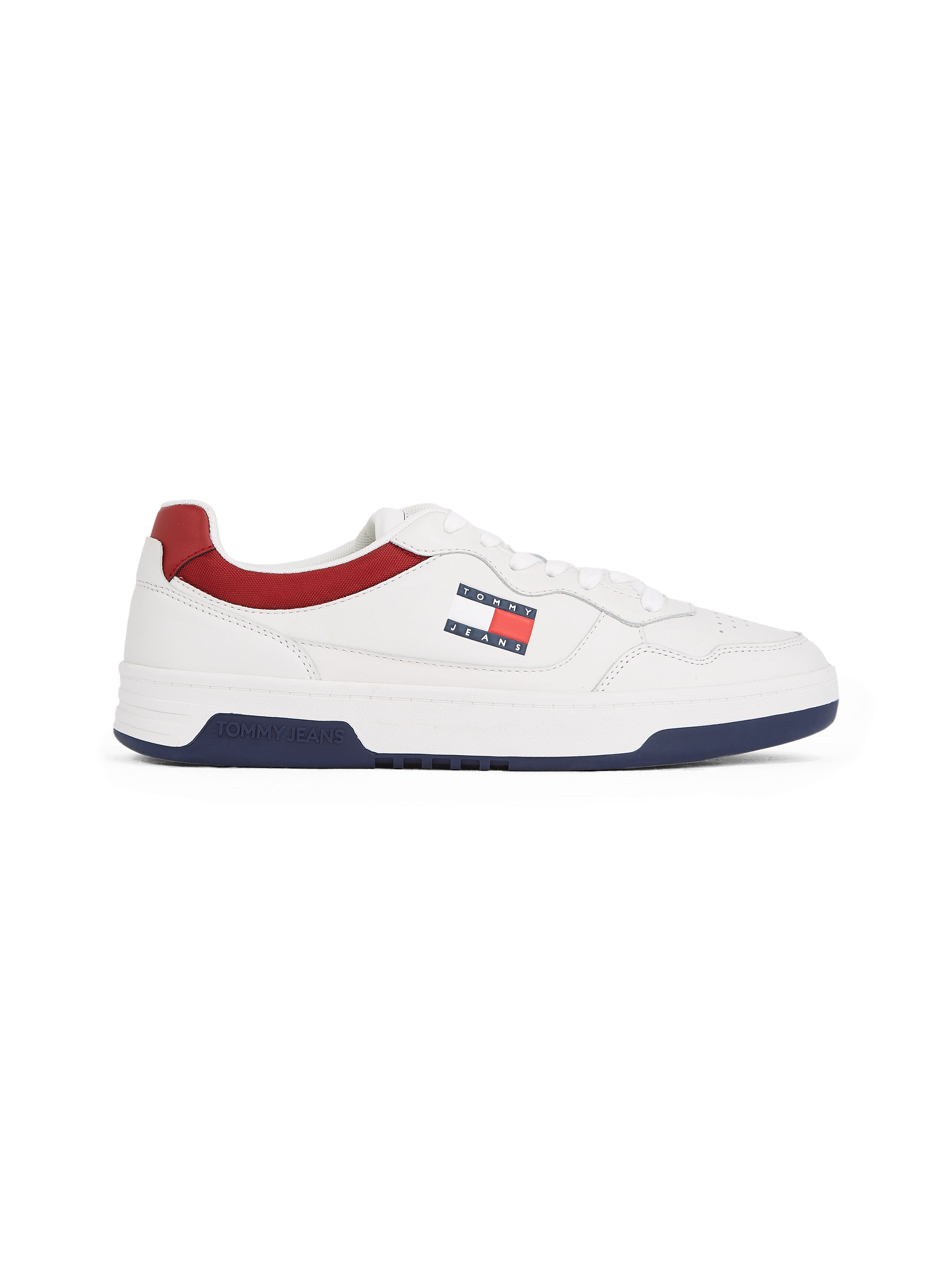 Tommy Jeans Sneaker »(NEW) TJM CUPSOLE LEATHER ESS«, Freizeitschuh, Halbschuh, Schnürschuh im Basket-Look