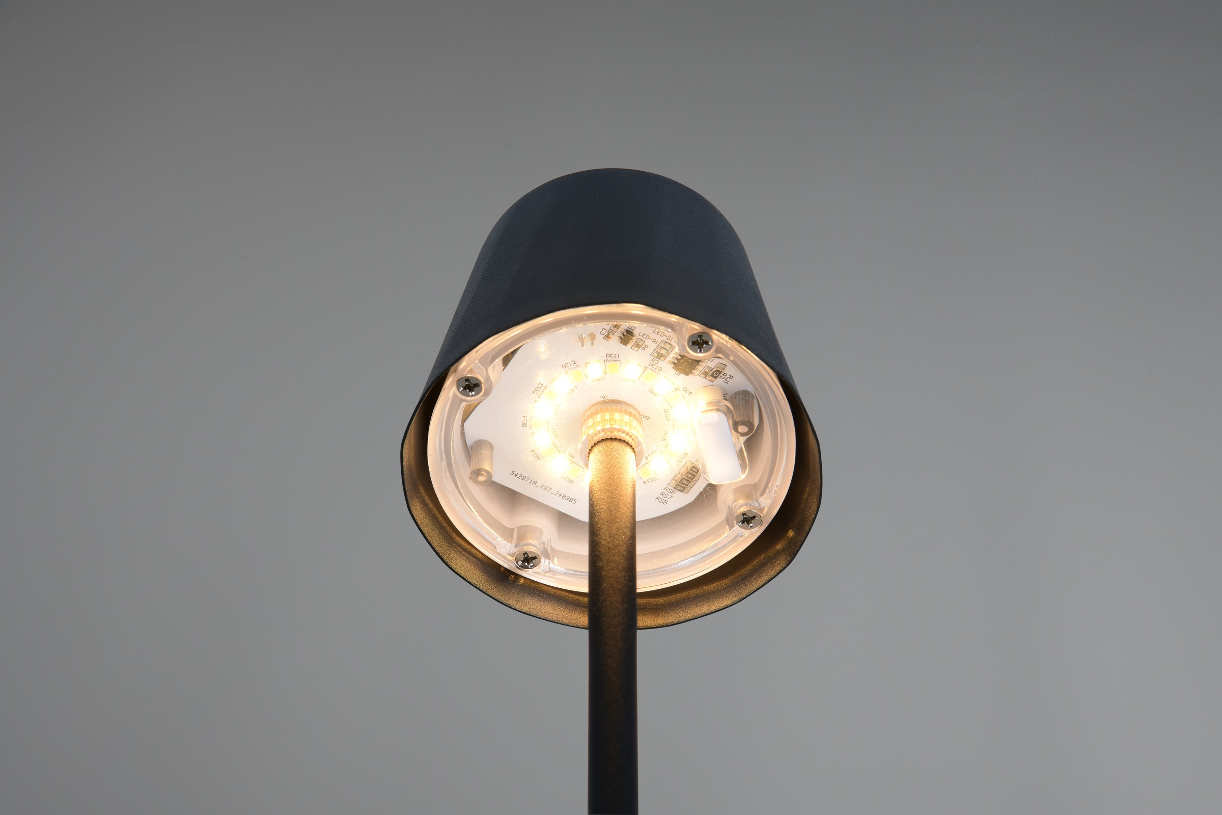 REALITY Leuchten LED Tischleuchte »DIAZ, Outdoor Akku Tischlampe Höhe 21 cm Ø 8,5 cm, IP44, Touchdimmer«, 1 flammig, Leuchtmittel LED-Board | LED fest integriert, CCT Lichtfarbe einstellbar 2700-6500K, 160 Lumen, 1,6W, USB Anschluss