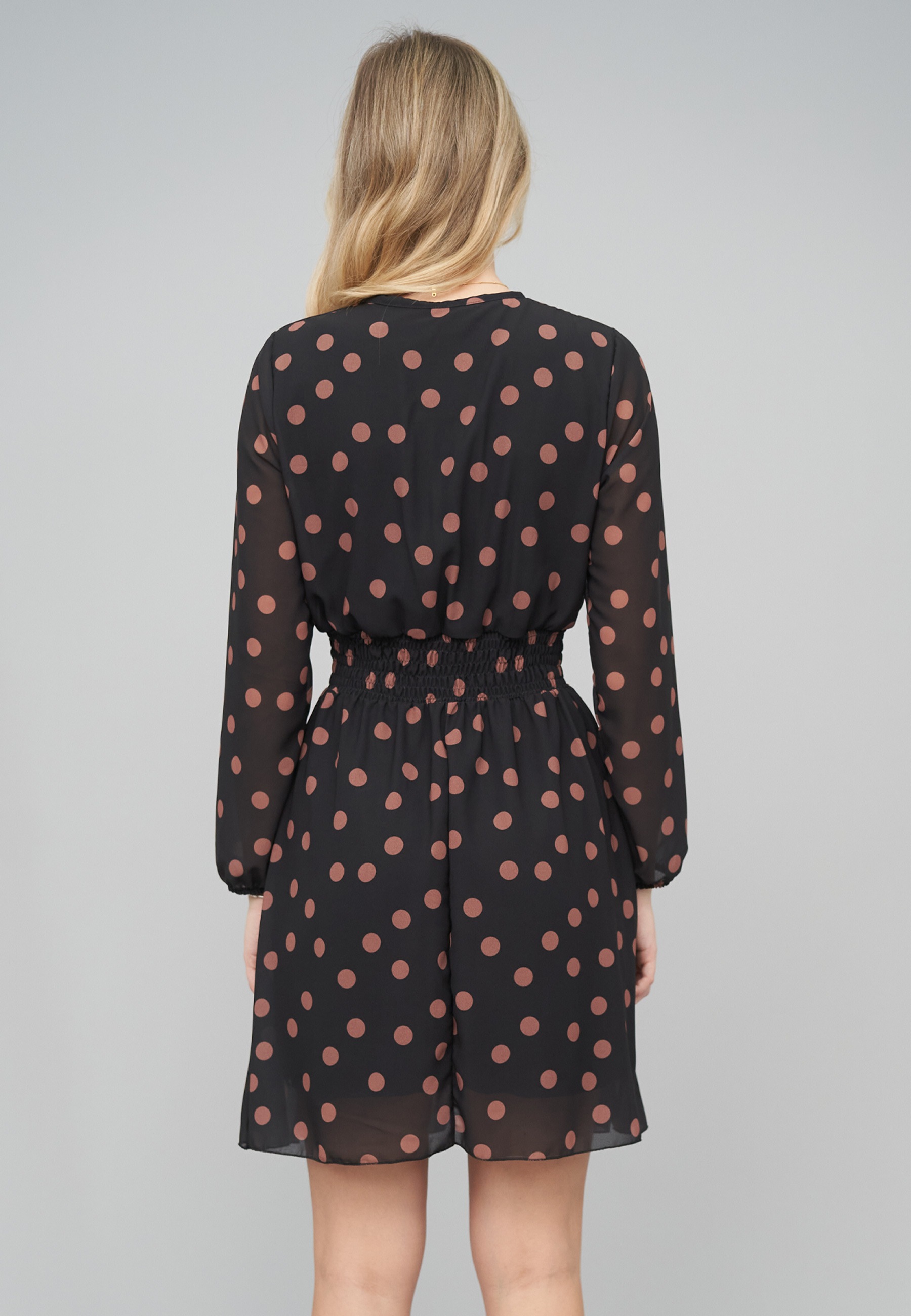 CLOUD 5IVE A-Linien-Kleid »CLOUD 5IVE Long-sleeve Dress Polka Dots« 1 tlg.