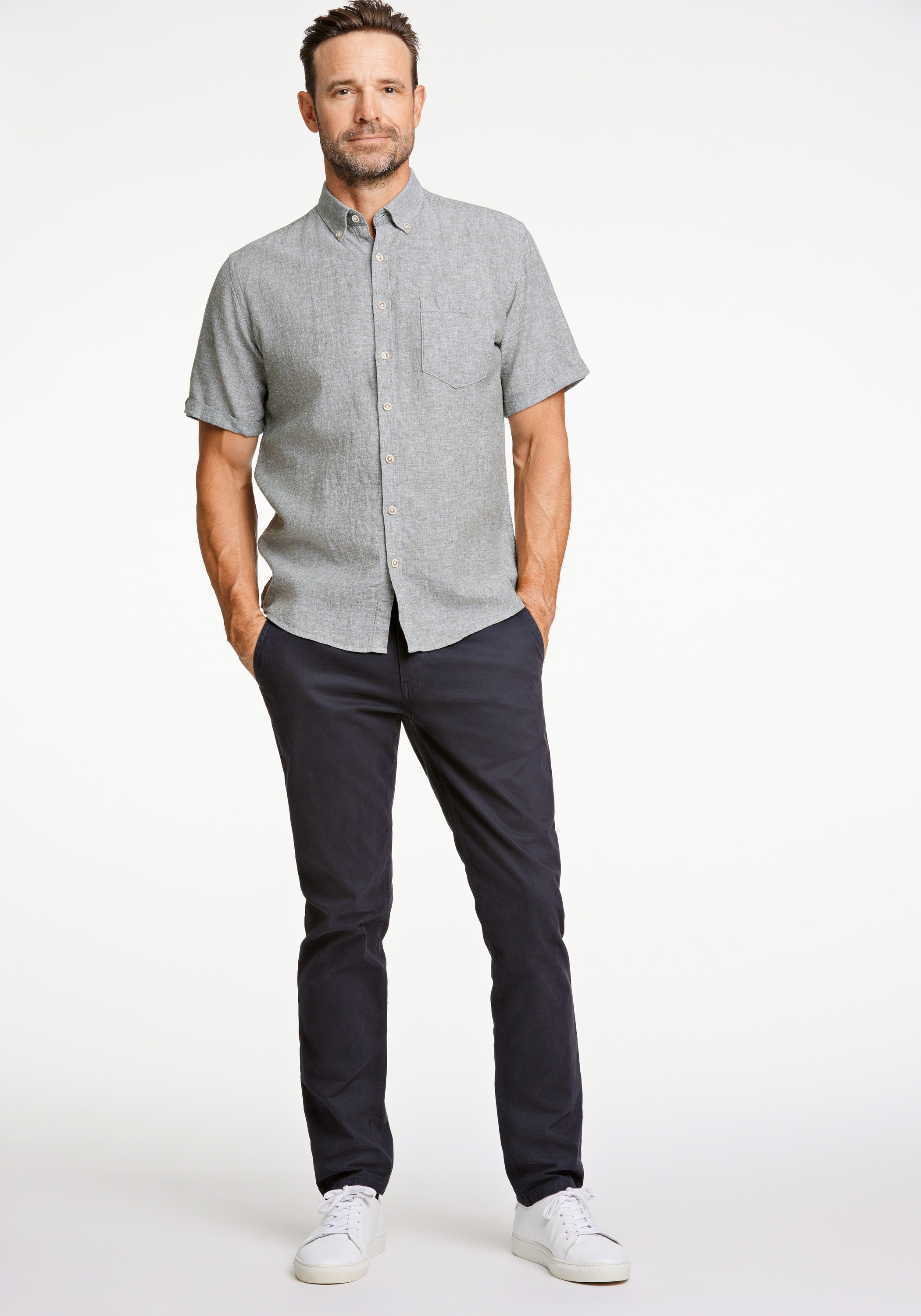Jack's Linen Shirt Regular Fit Army XL 6