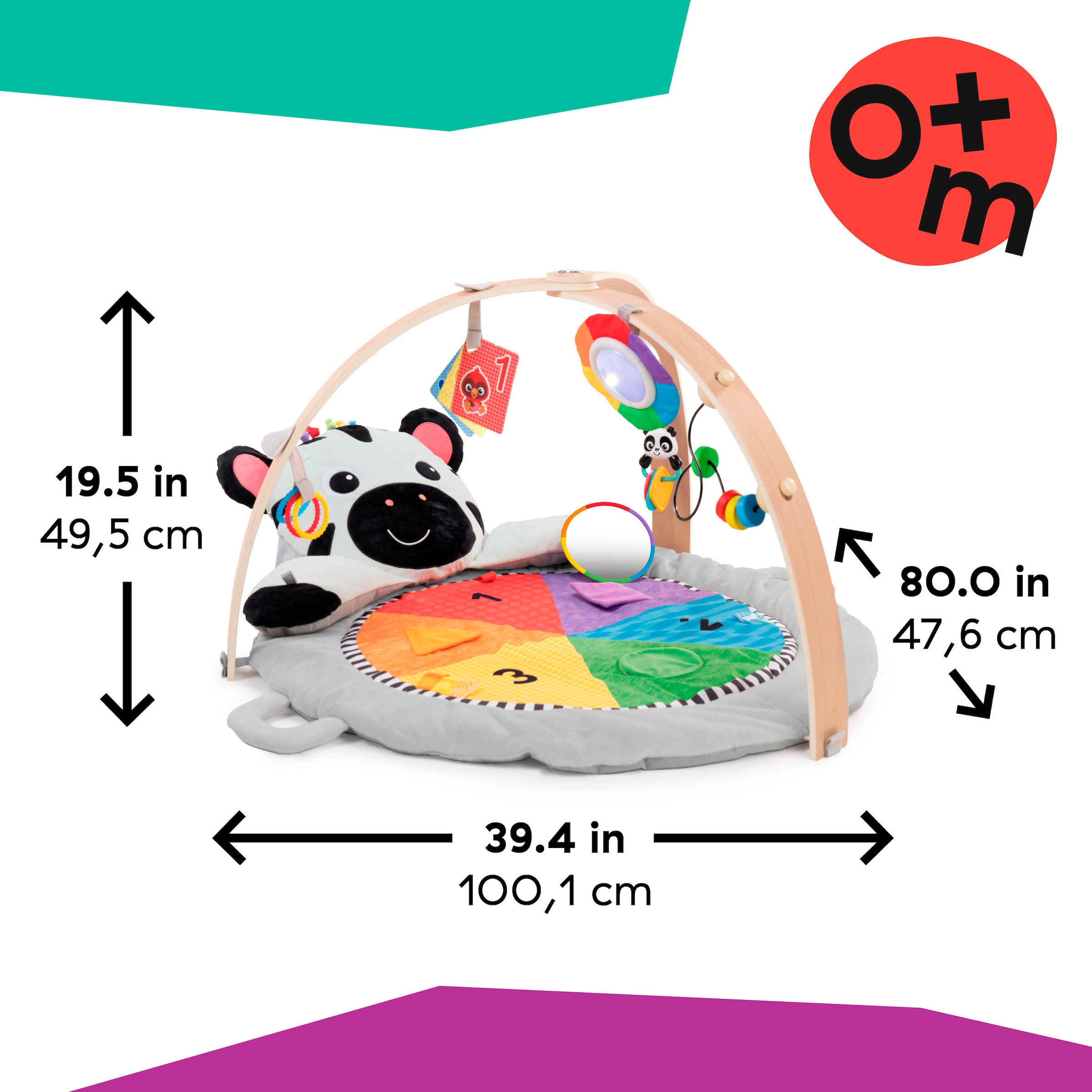 Baby Einstein Spielbogen »Zen's Activity Milestones™ Plush Gym« mit Licht- und Sound