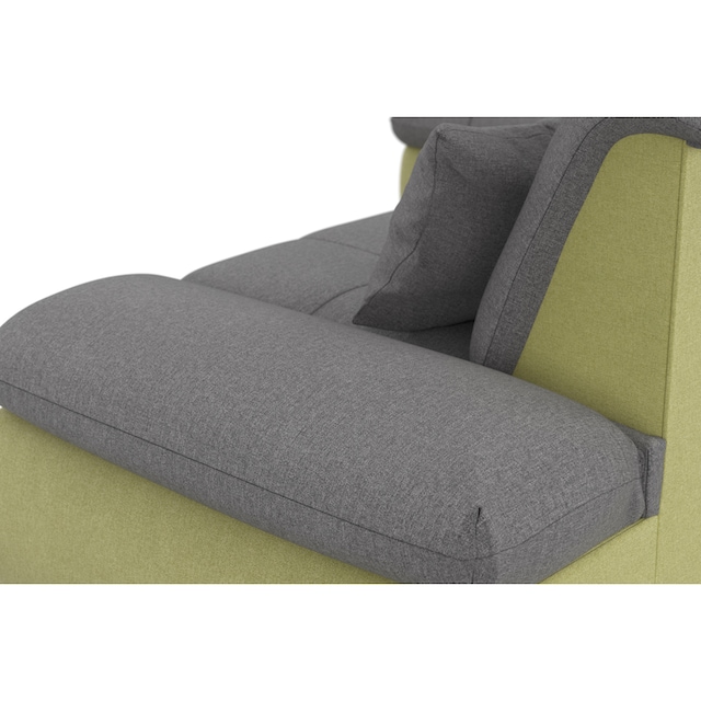 DOMO collection Ecksofa »Moric«, im XXL-Format, wahlweise mit Bettfunktion  und Armlehnenverstellung bestellen | BAUR