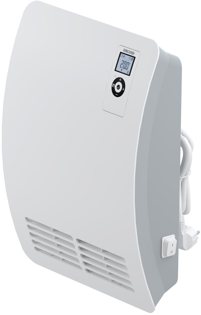 STIEBEL ELTRON Badschnellheizer »CK 20 Premium, Heizlüfter energiesparend, 2 kW«, VDE geprüft, LC-Display, Wochentimer, 120 Min. Timer, Silent Mode