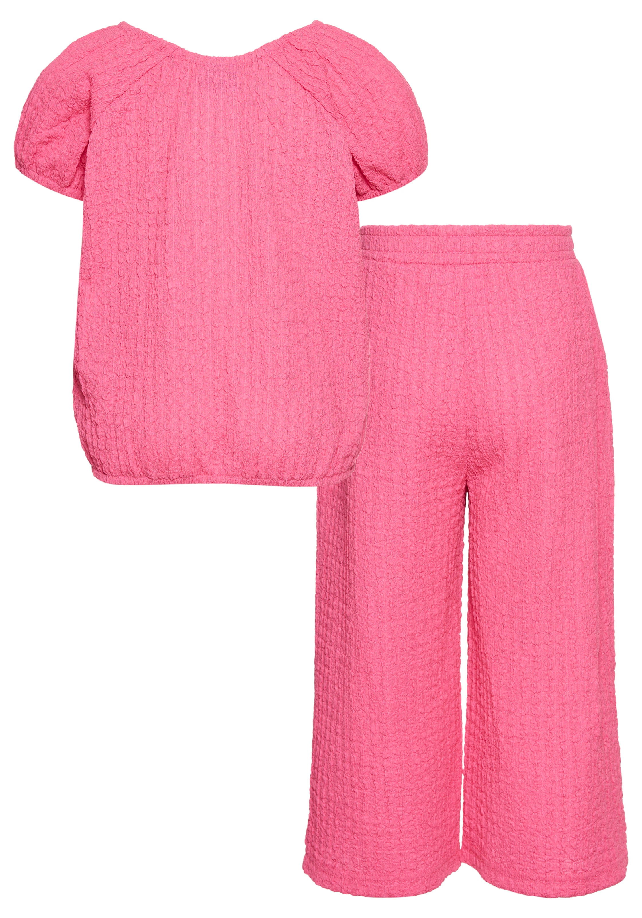 KIDSWORLD Shirt & Hose »Set: Carmen-Top + Hose«, Shirt mit Raglanärmeln