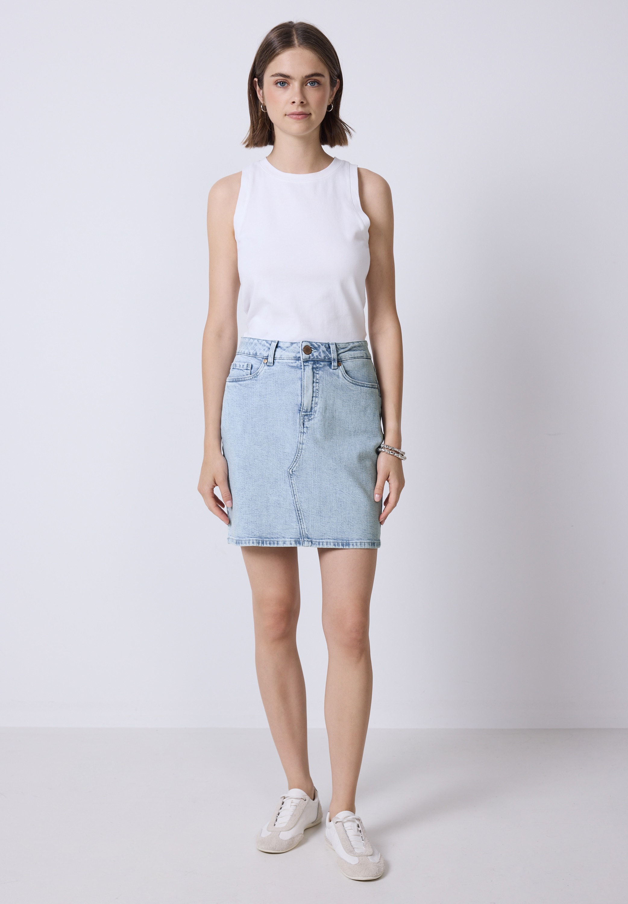 STREET ONE STUDIO Jeansrock, Middle Waist