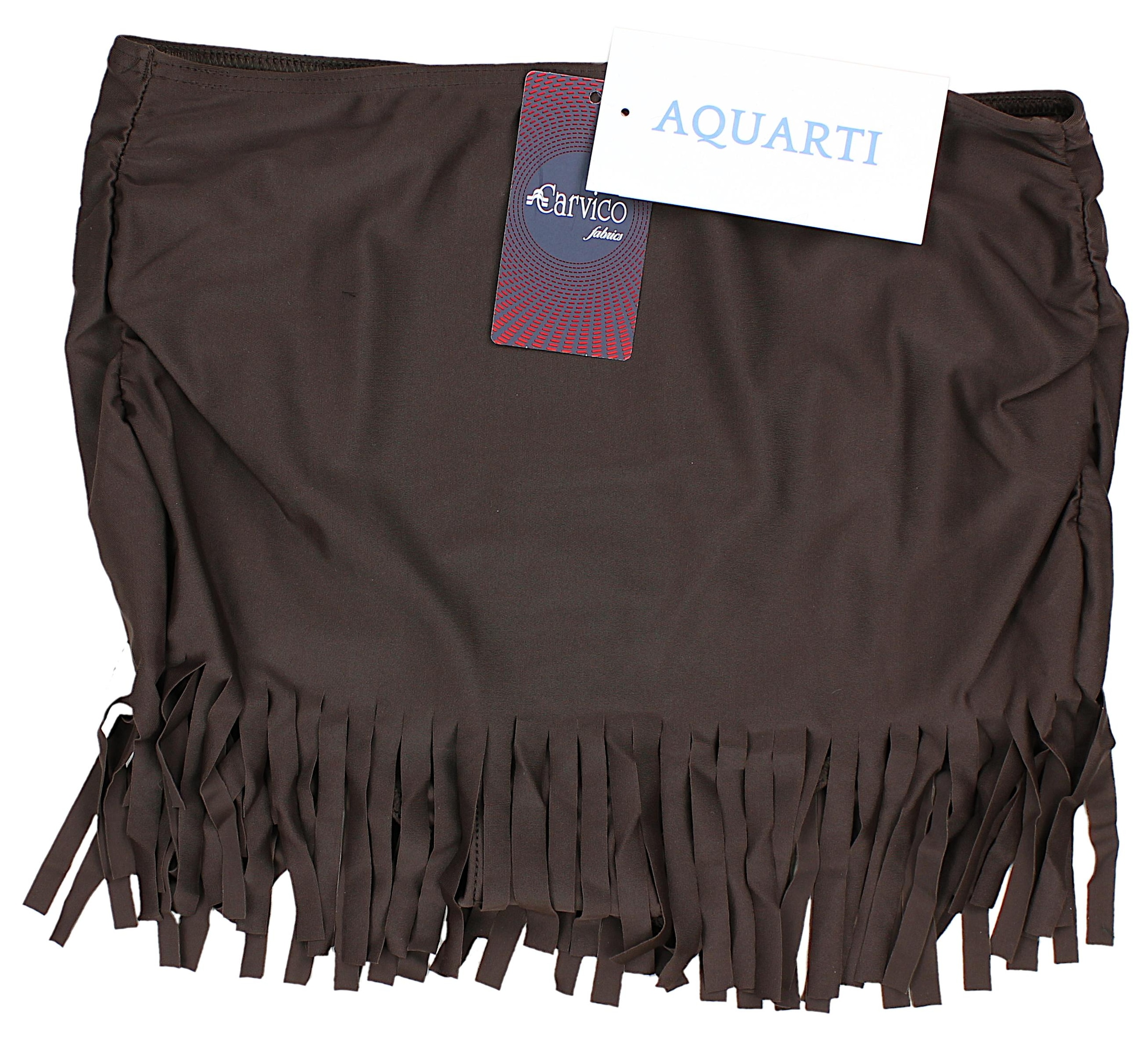 AQUARTI Bikini-Hose »Bikinihose Aquarti Damen Bikinihose mit Rock Seitliche Raffung«