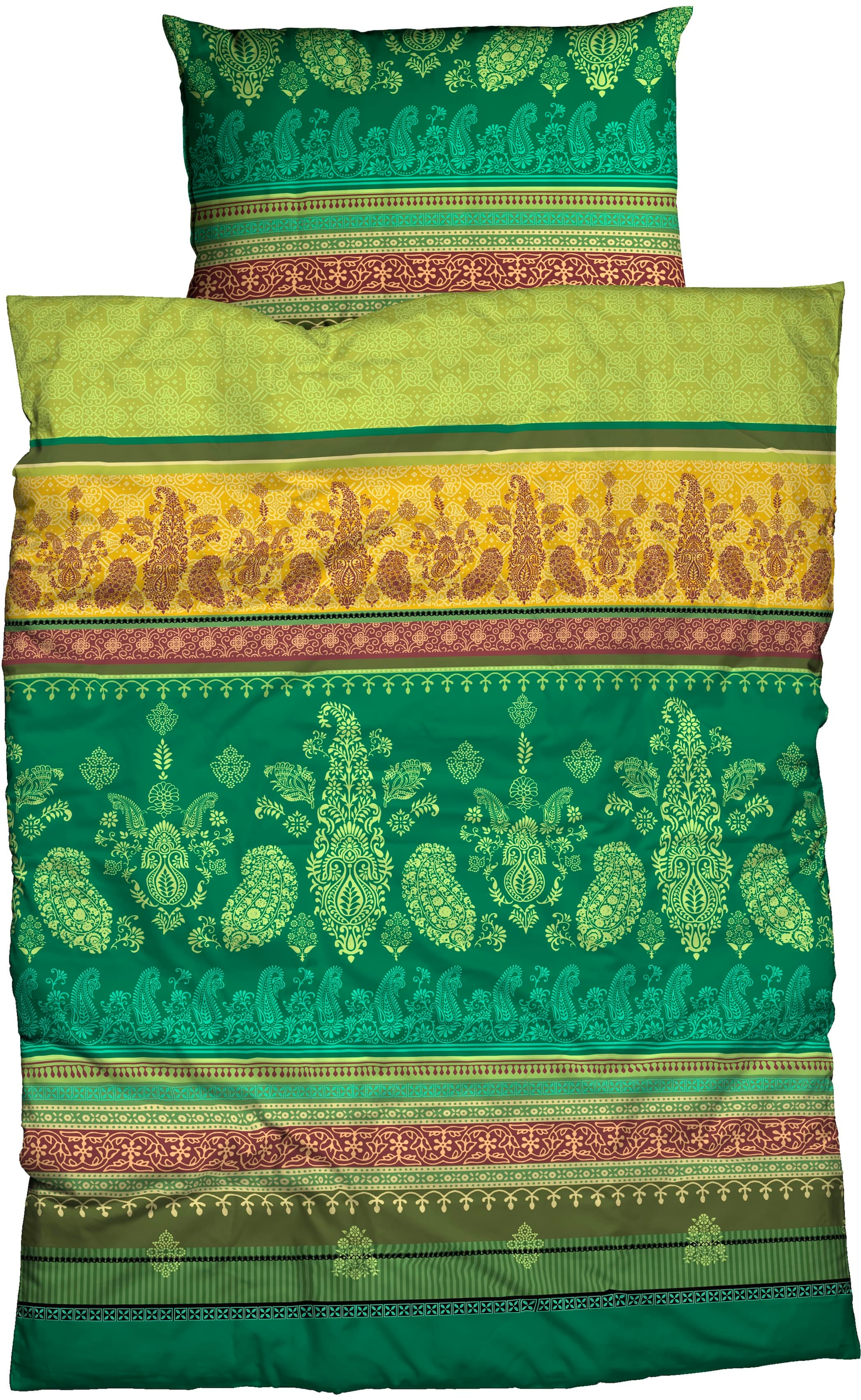 CASATEX Bettwäsche "Esa" 3 Stk. Ornamente und Blüten Design günstig online kaufen