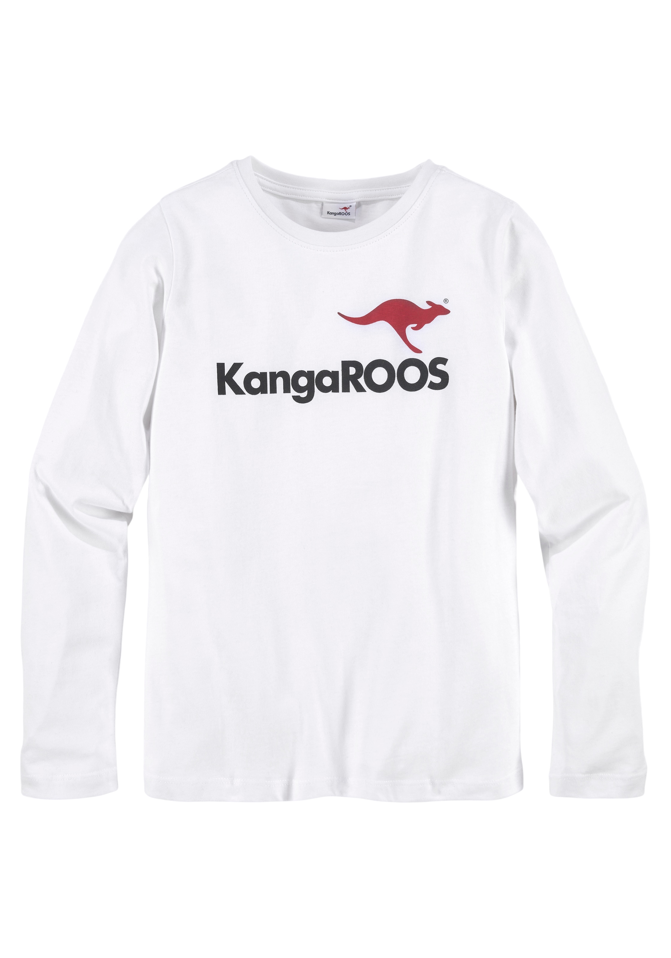KangaROOS »Basic Langarmshirt Logo« BAUR |