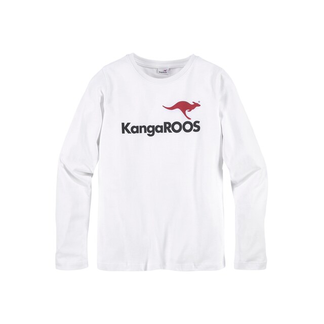 KangaROOS Langarmshirt »Basic Logo« | BAUR