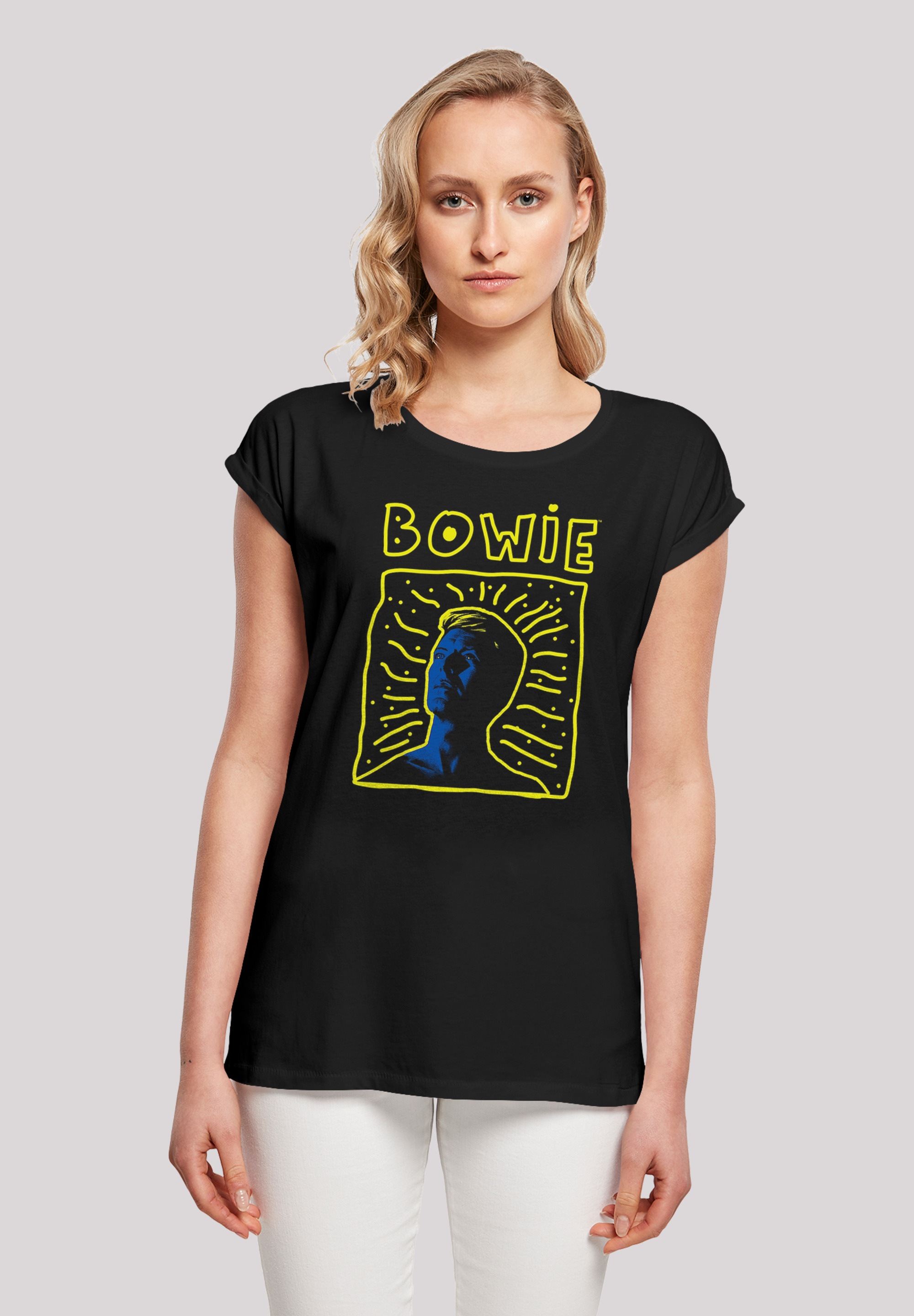 F4NT4STIC T-Shirt "David Bowie 90s Frame", Print