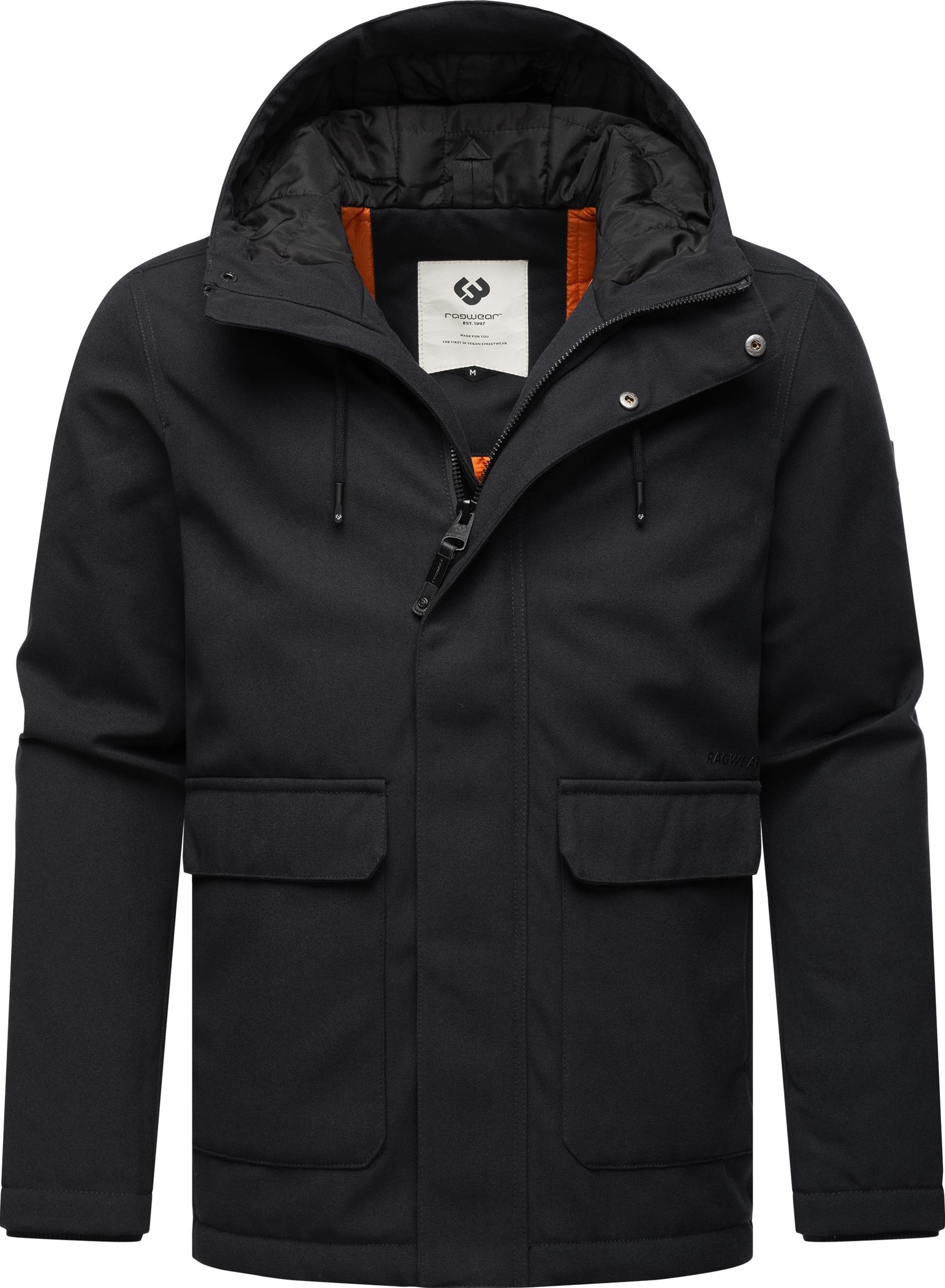 Ragwear Winterjacke »Mr Them«, mit Kapuze, stylische Herren Outdoorjacke mit großer Kapuze