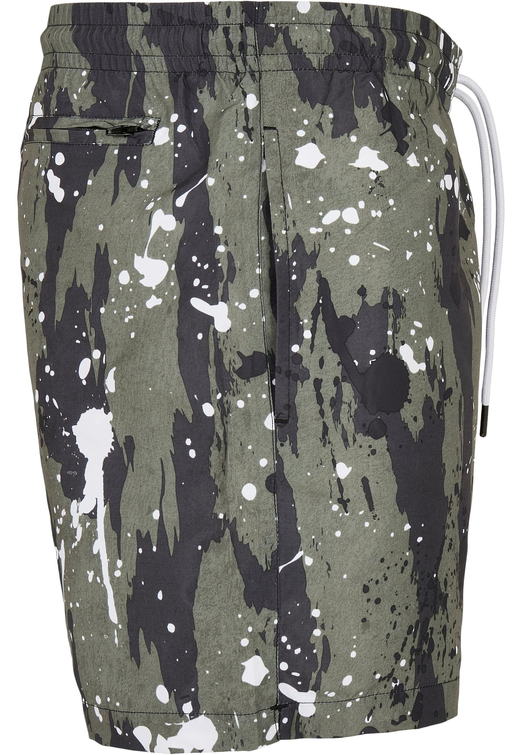 URBAN CLASSICS Badeshorts »Urban Classics Herren Pattern Swim Shorts«