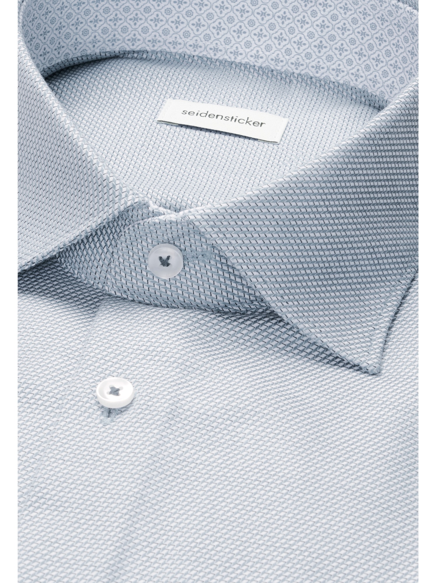 seidensticker Businesshemd »Schwarze Rose« Regular 1/1 Kentkragen Struktur