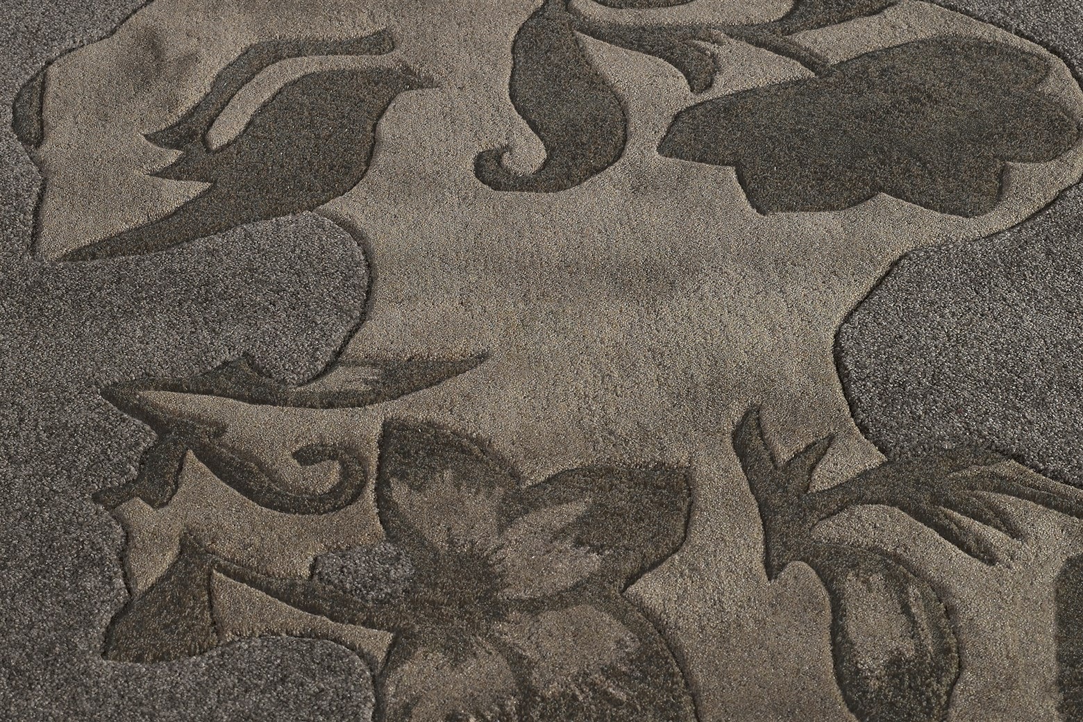 Teppich ARTE ESPINA "Spirit 7302", grau (taupe, grau), B:140cm H:20mm L:200cm, Modal, Teppiche, Teppich, Besonders strapazierfähig und pflegeleicht 3