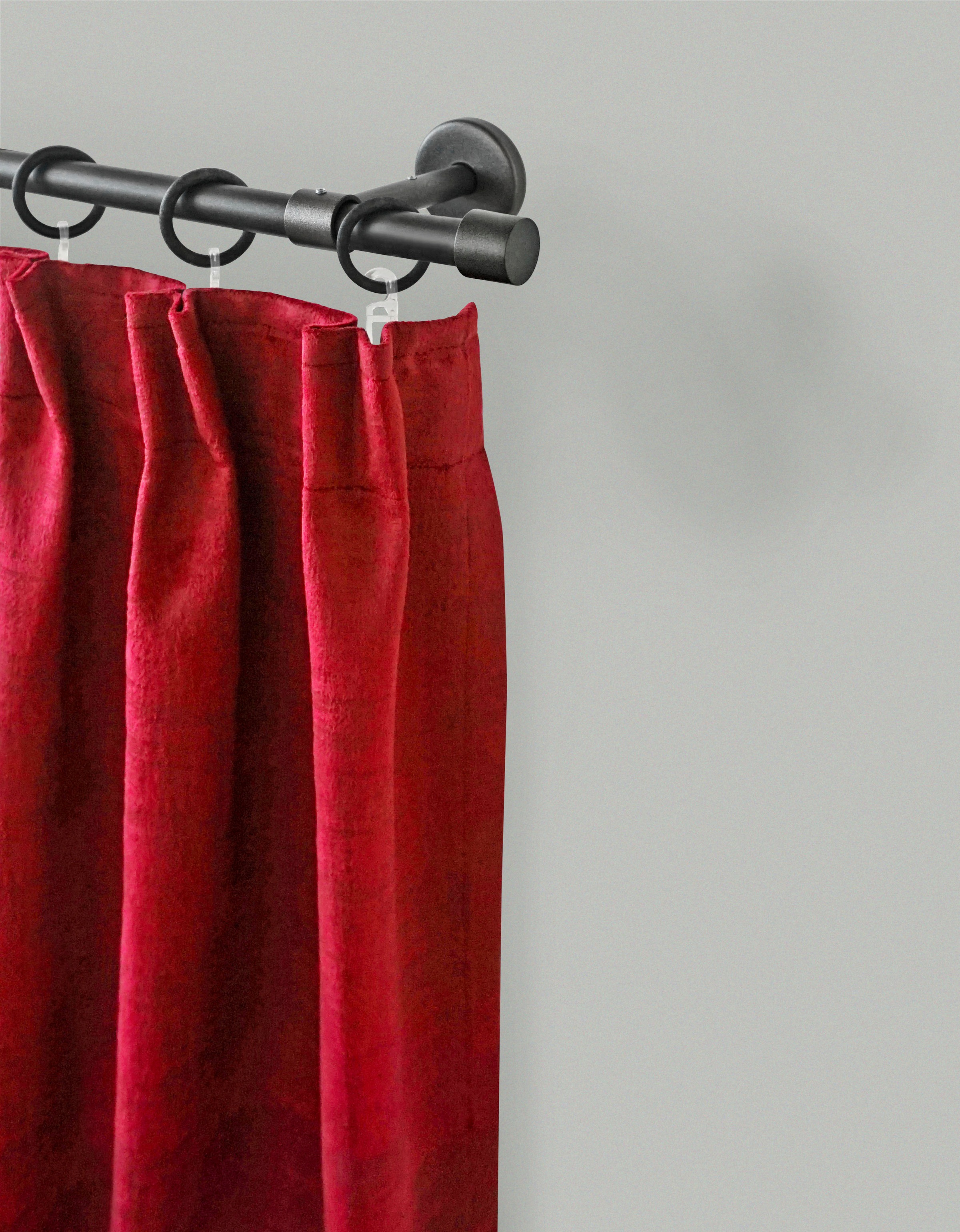 GARESA Gardinenstange "RUSTIKA" Ø 16 mm 1 läufig-läufig Wunschmaßlänge rust günstig online kaufen