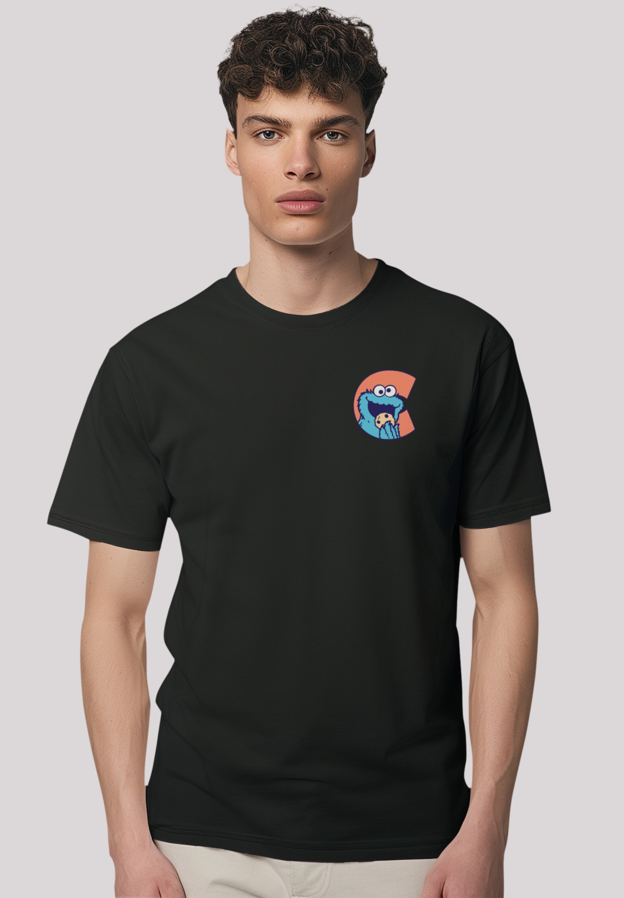 F4NT4STIC T-Shirt "Sesamstraße Cookie Monster "C"", Premium Qualität günstig online kaufen