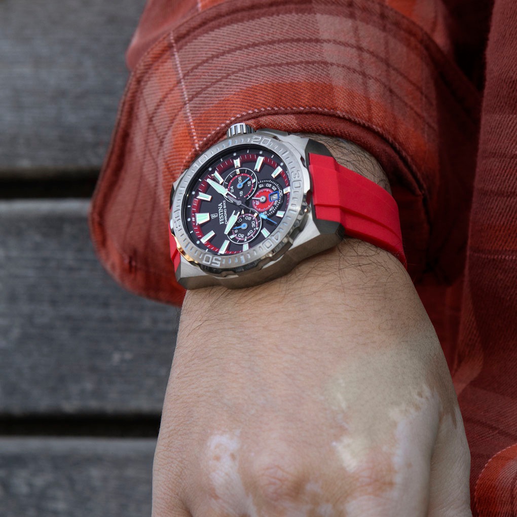 Festina Chronograph »Chrono Bike 2025«, Quarzuhr, Armbanduhr, Herrenuhr, analog, Tag, Stoppfunktion