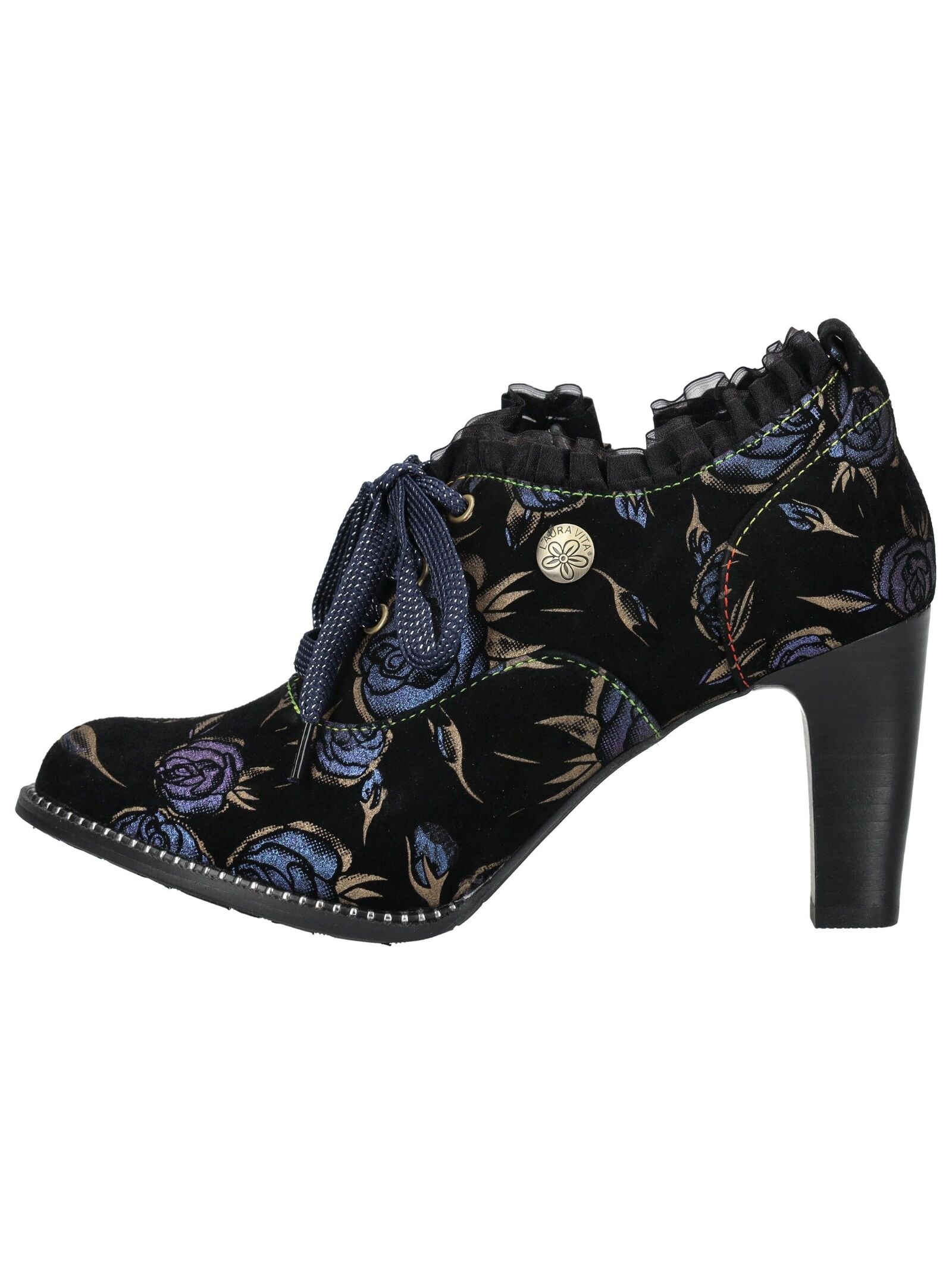 LAURA VITA Schnürstiefelette »LAURA VITA Stiefelette Veloursleder«
