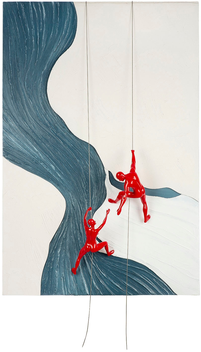 GILDE Leinwandbild »Bild rechteckig Scramble mehrfarbig H. 120 cm«, (1 St.)