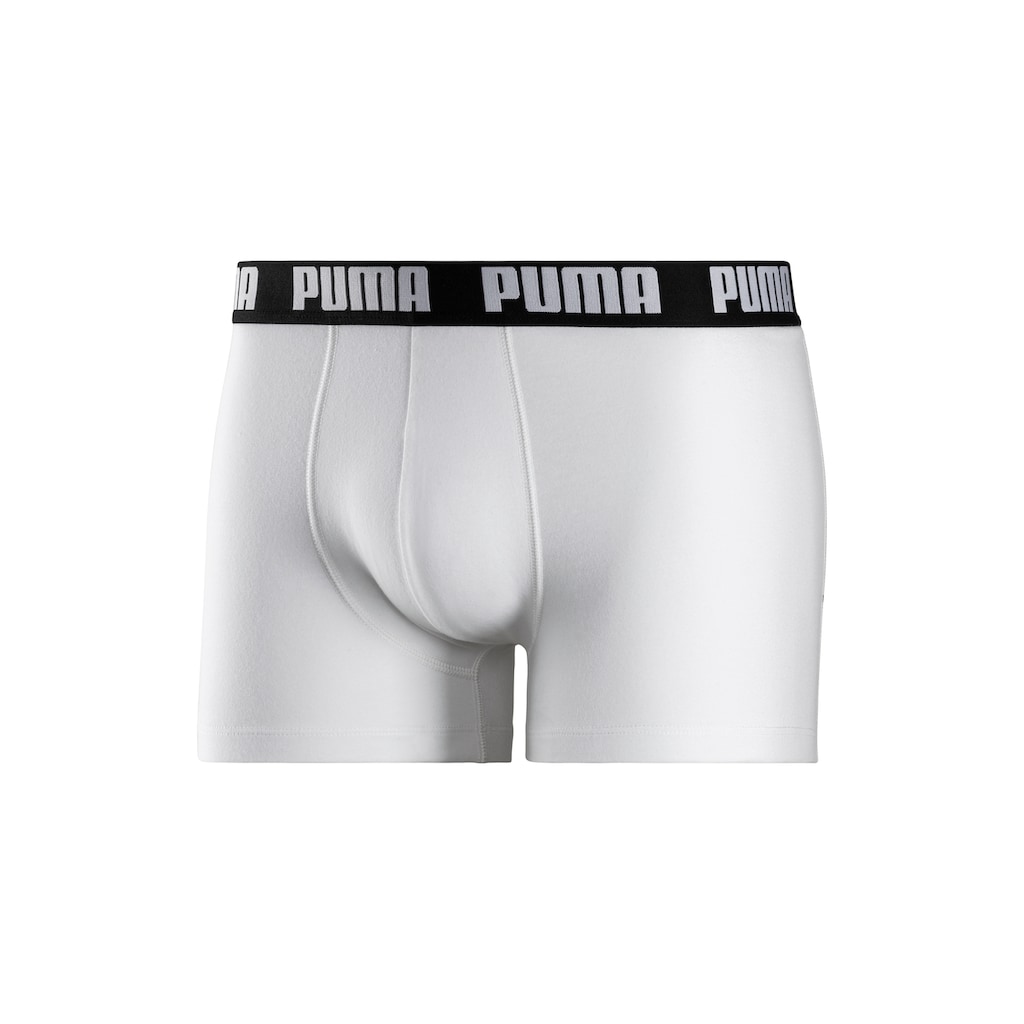 Marken Puma PUMA Boxer, (2 St.), weiß+schwarz schwarz + weiß