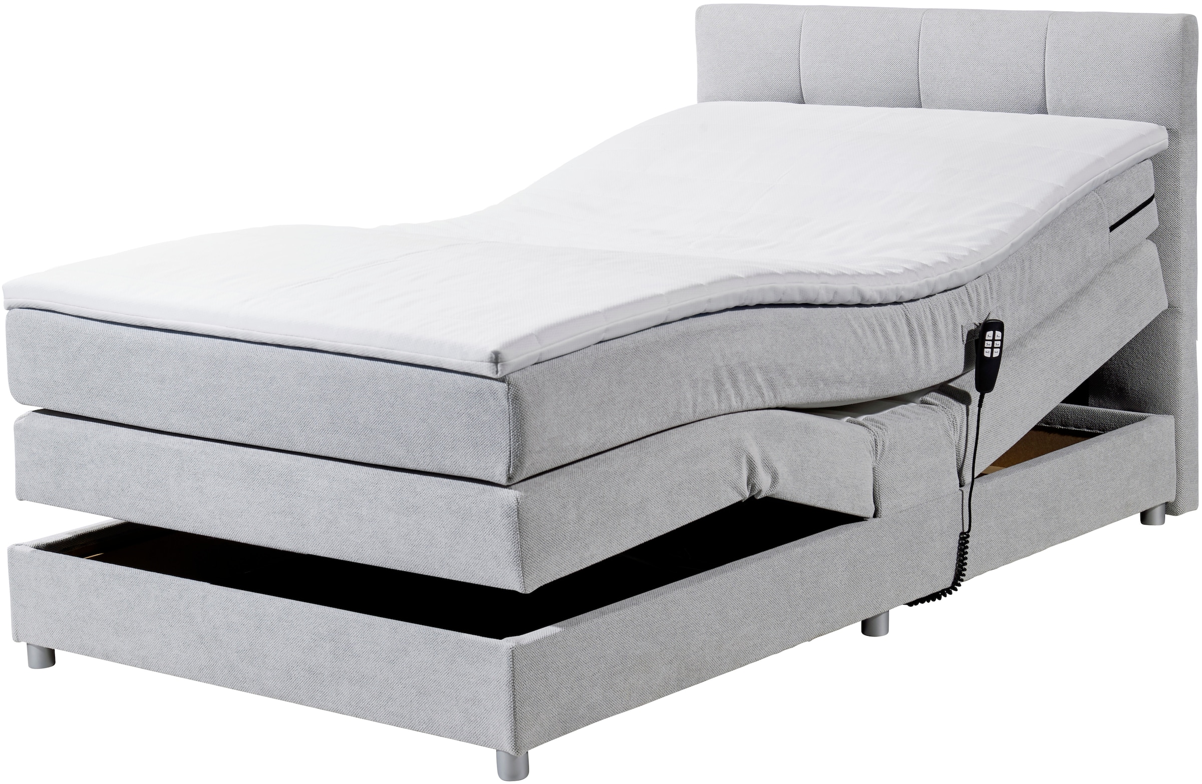 ED EXCITING DESIGN Boxspringbett »Toulouse B« inkl. Motor